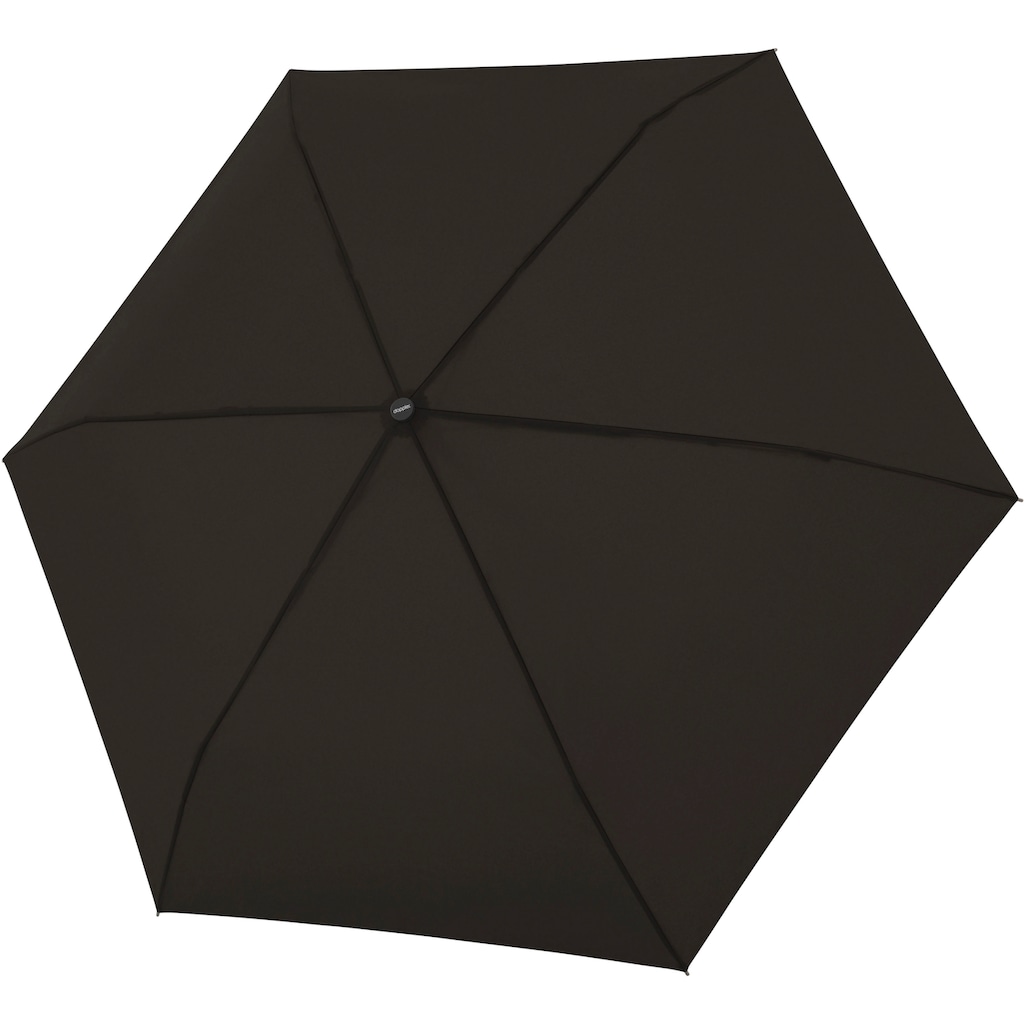 doppler® Taschenregenschirm »Smart close uni, black«