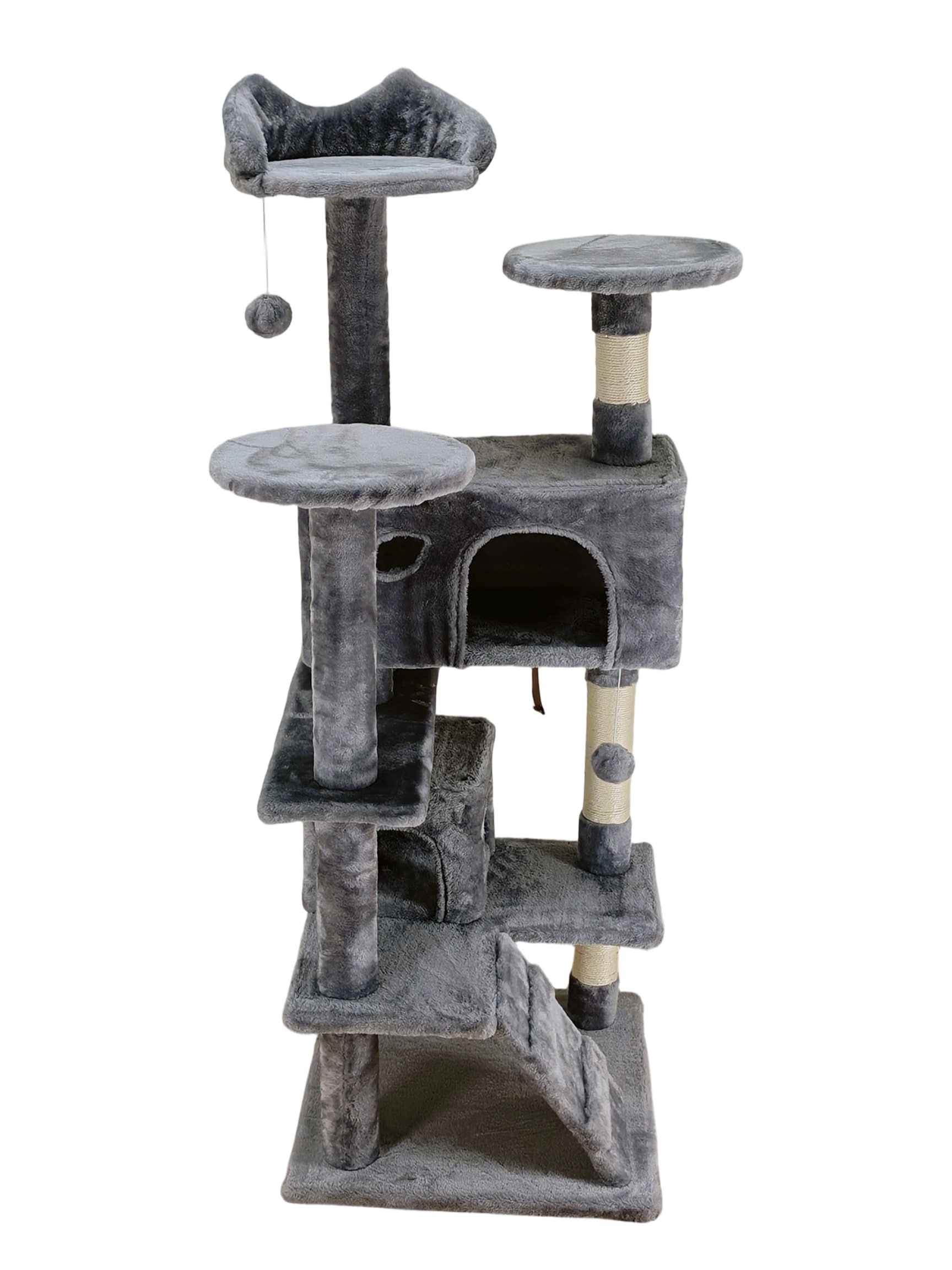 OTTO home Kratzbaum »Lofty« 139 cm hoch stabile Spanplatte, robuster Sisal und kuscheliger Plüsch