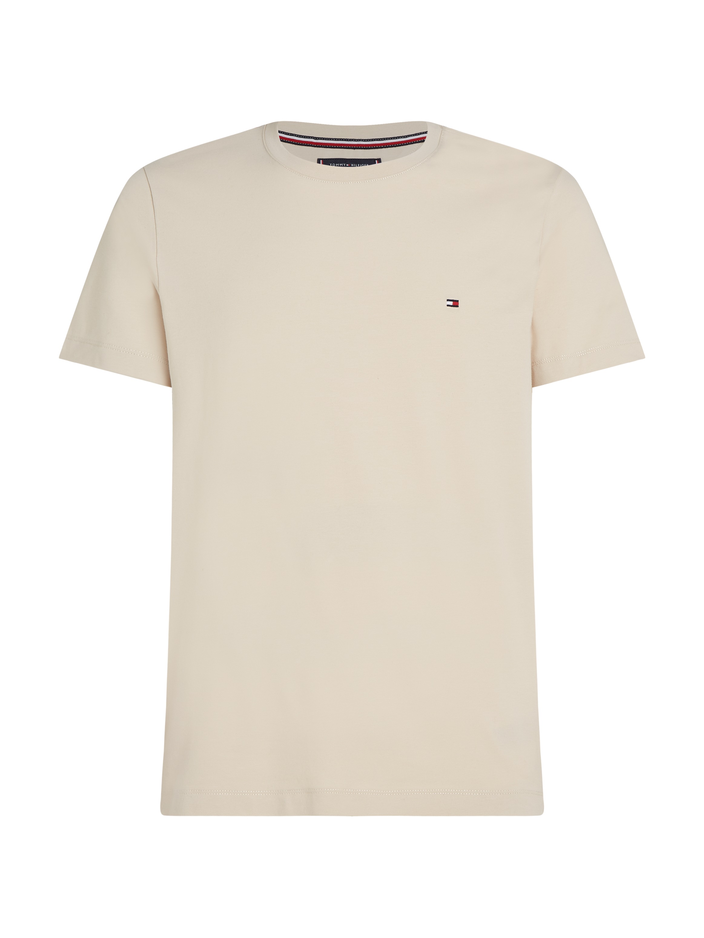 Tommy Hilfiger T-Shirt »STRETCH SLIM FIT TEE«, mit Rundhalsausschnitt