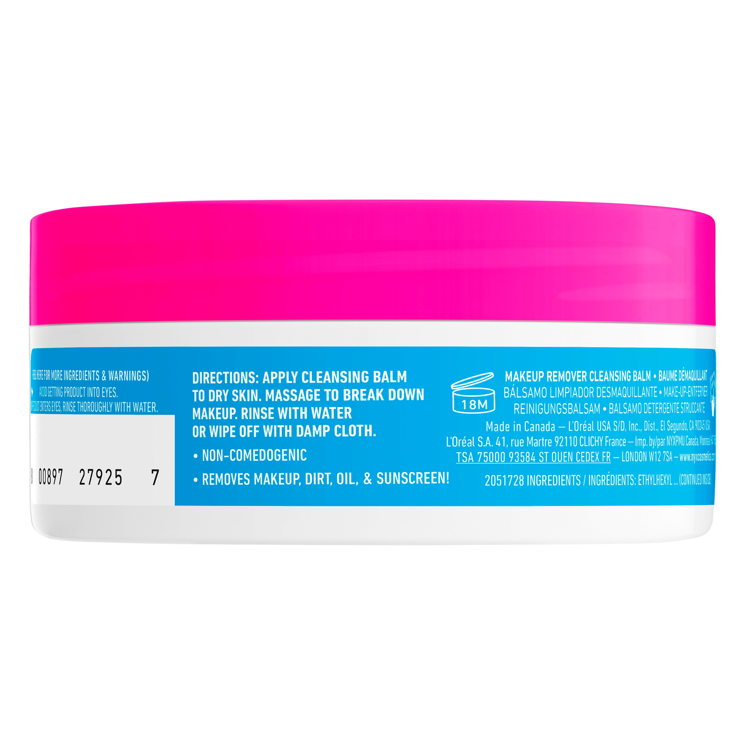 NYX PROFESSIONAL MAKEUP Make-up-Entferner »THE FACE UNGLUE CLEANSING BALM« für ein weiches, sauberes und hydriertes Finish
