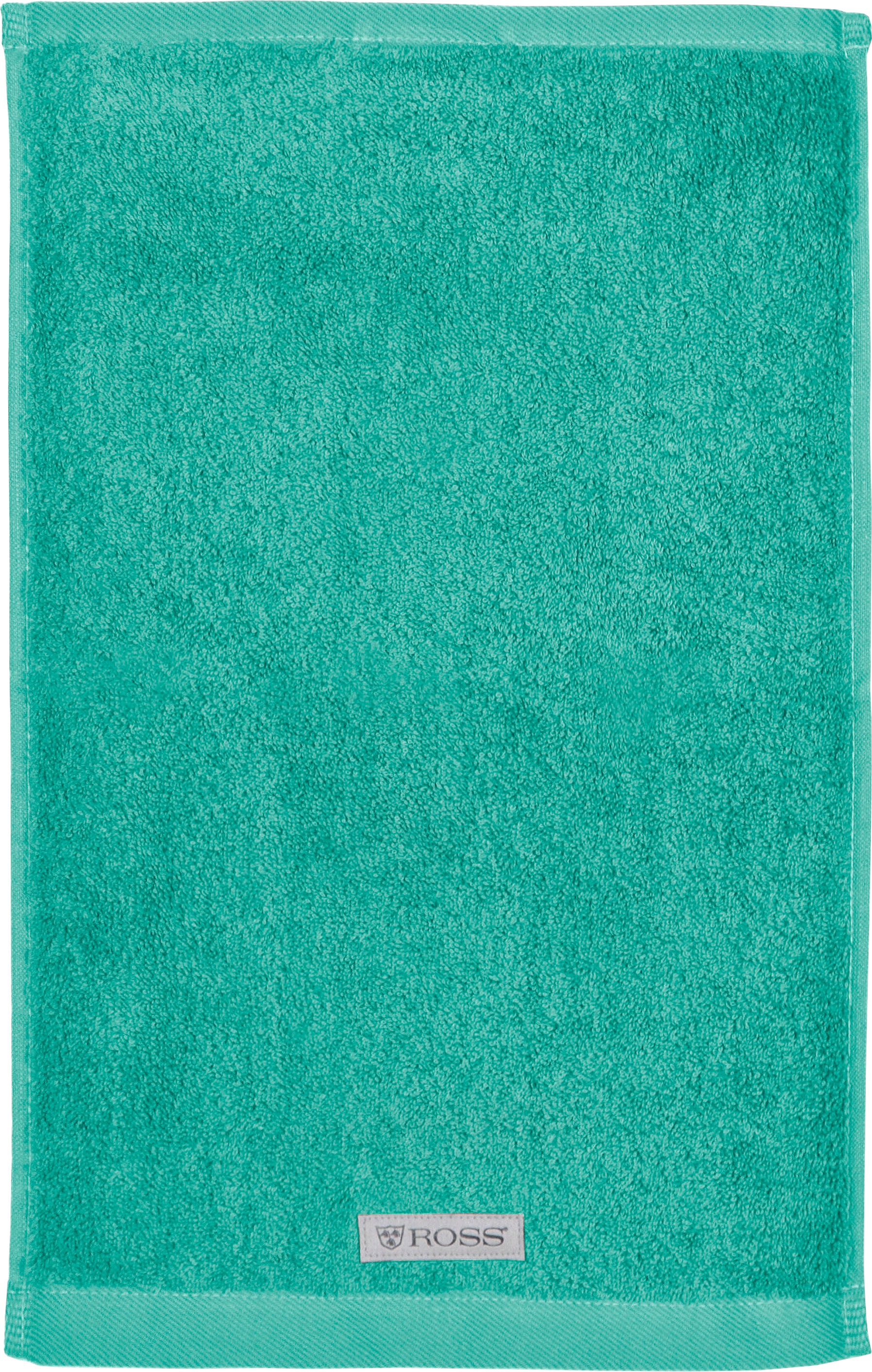 ROSS Gaestehandtuecher »Sinfonie« in modernen Unifarben blau Frottier, Obermaterial: 100% Baumwolle B/L: 30cmx50cm, 6 Stk., Frottier