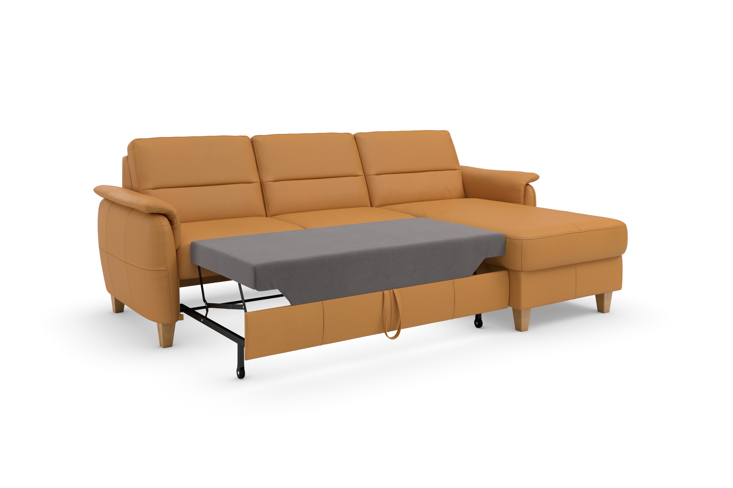 Home affaire Ecksofa »Palmera L-Form«, Federkern, wahlweise mit Bettfunktion und mit/ohne Bettkasten