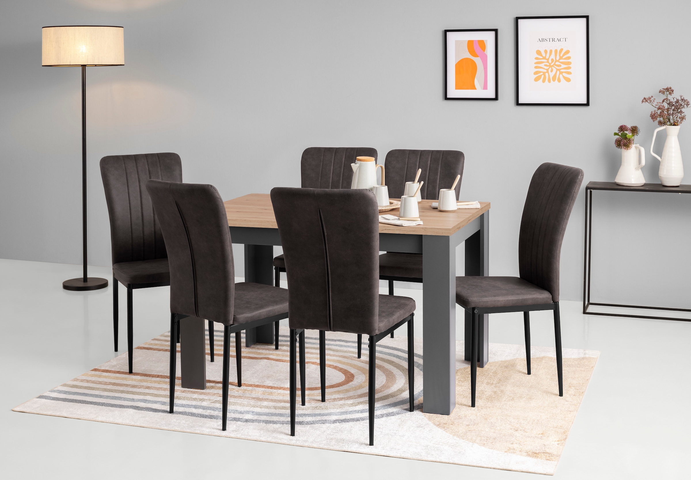 Home affaire Essgruppe »Bergamo« Set, 7 Stk. tlg. 7-tlg. Essgruppe mit ausz günstig online kaufen