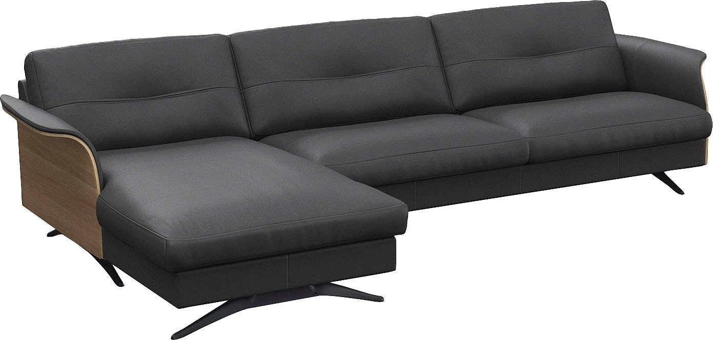 FLEXLUX Ecksofa »Glow, super bequem durch hochwertigem Sitzaufbau mit Feder günstig online kaufen
