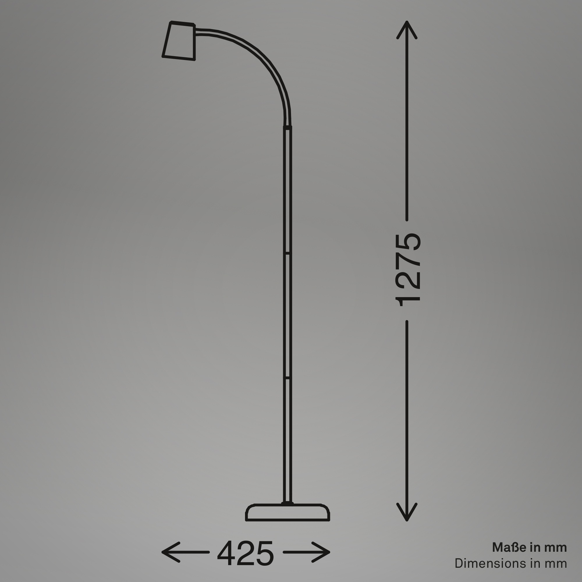 Briloner Leuchten LED Stehlampe »Stehleuchte, weiß, 1xGU10/max. 9W exkl.«, Leuchtmittel GU10 | ohne Leuchtmittel