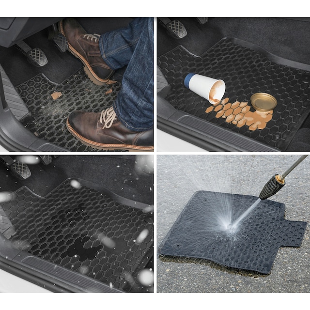 WALSER Passform-Fußmatten, (4 St.), für Opel Corsa D (S07) 07/2006-08/2014, Corsa  E (X15) 09/2014-Heute online kaufen
