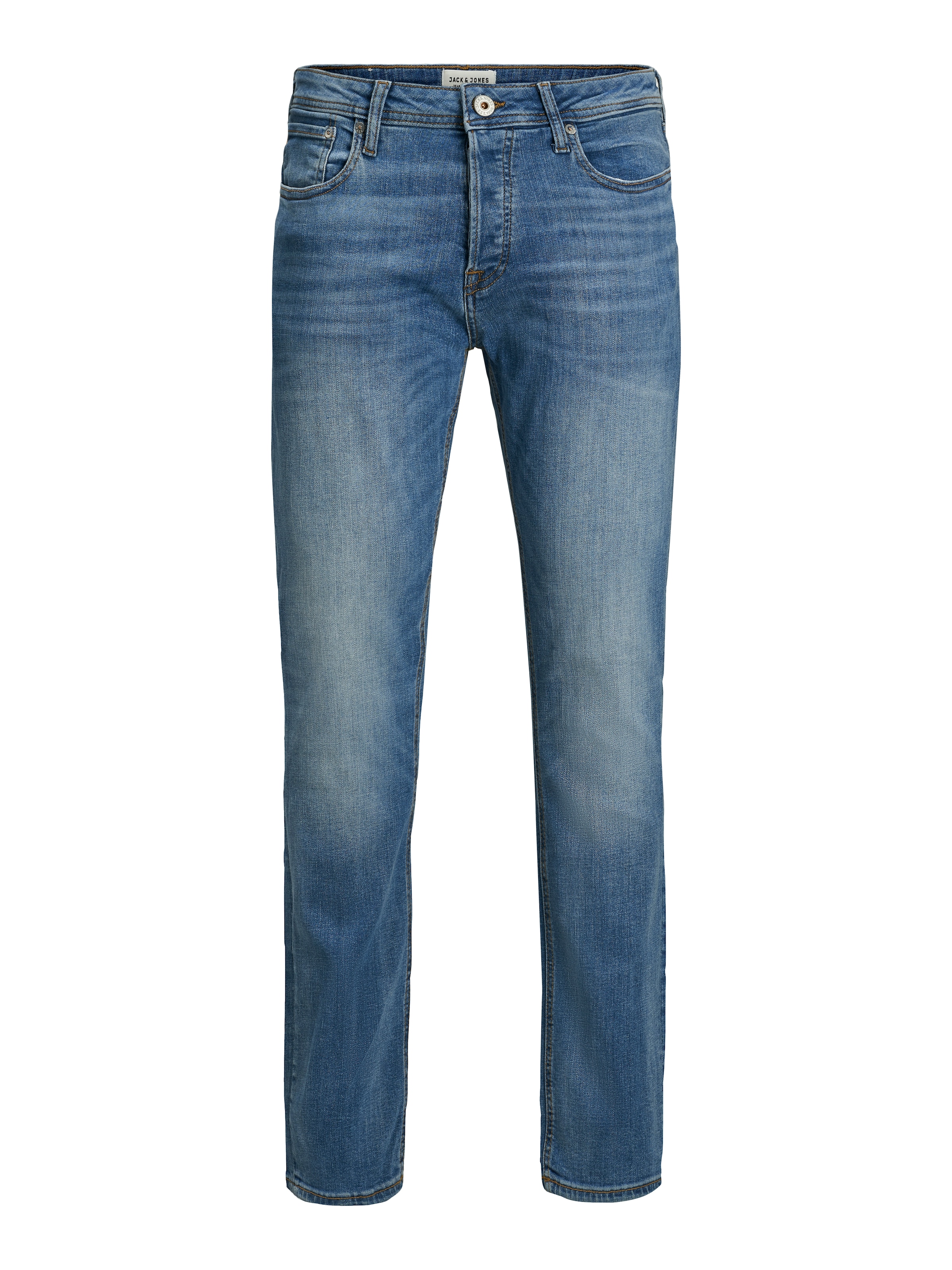 Jack & Jones Slim-fit-Jeans »JJITIM mit Waschung und praktischen Taschen« Abriebeffekte, modisch, slim fit, Denim