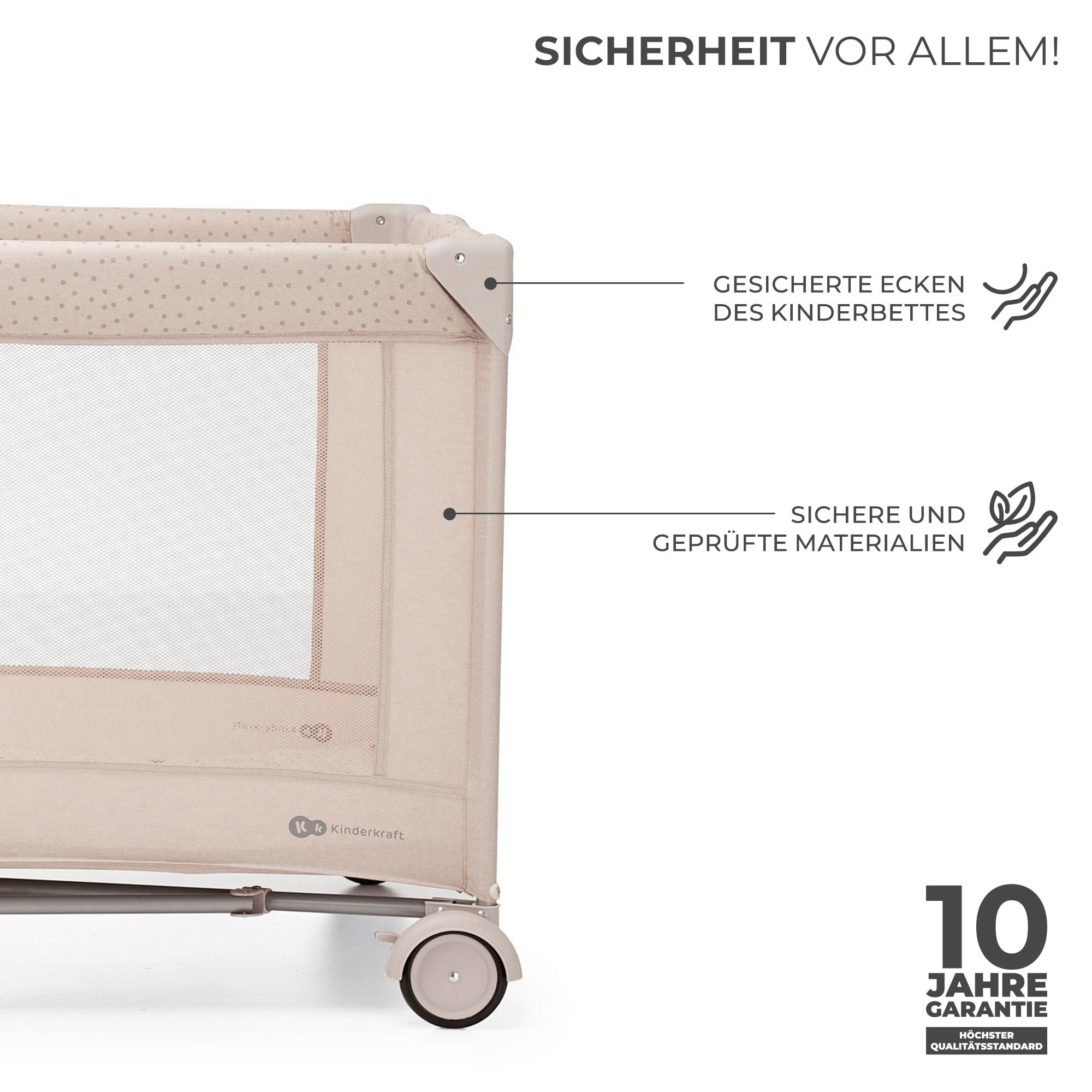 Kinderkraft Baby-Reisebett »JOY 2 mit Zubehör«