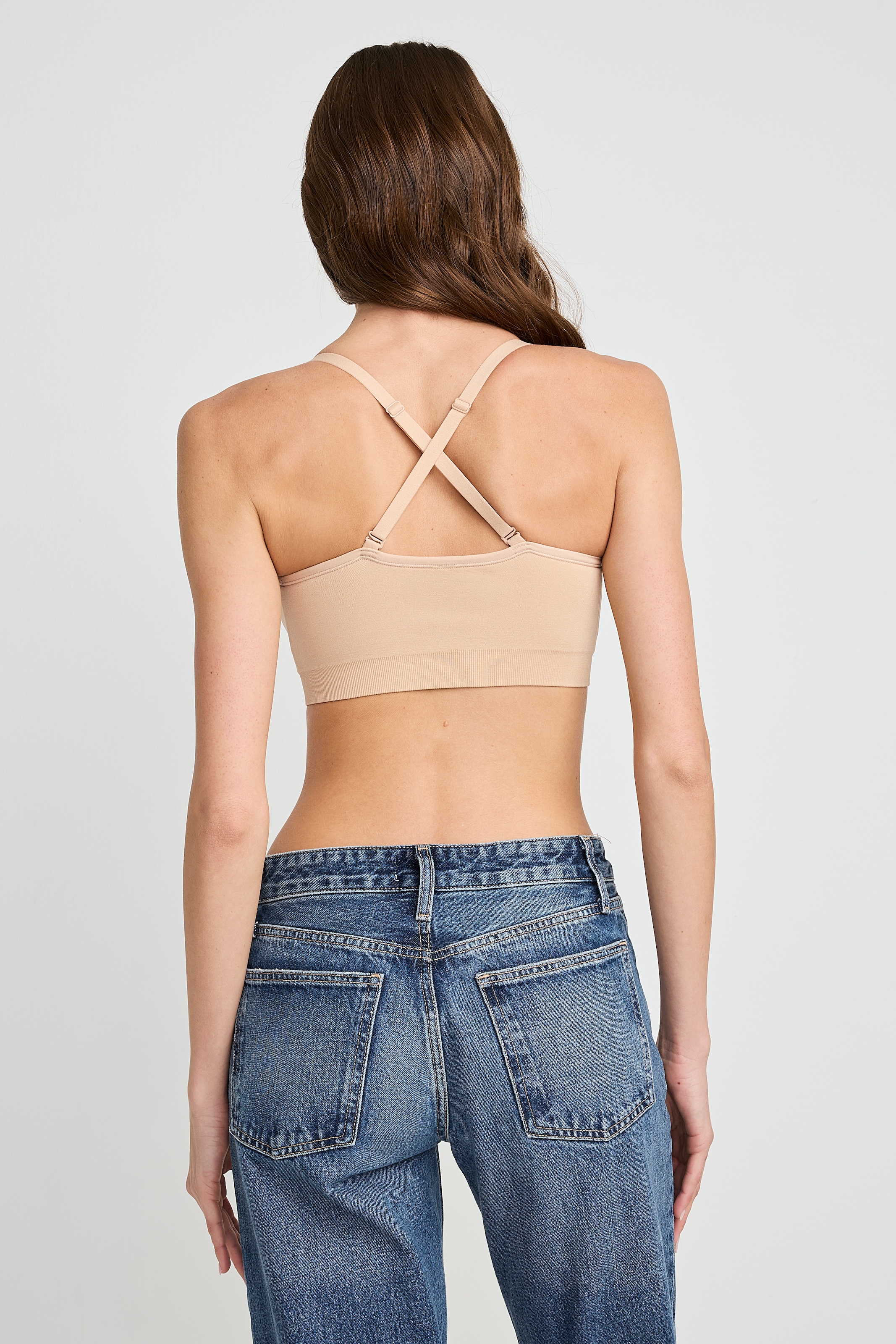 Jockey Bügelloser BH »SEAMFREE MULTIWAY BANDEAU BRA«, Abnehmbare Träger, Breites Unterbrustband