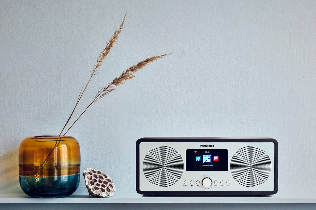 Panasonic Radio »RF-D40«, (Bluetooth-WLAN Digitalradio (DAB+)-Internetradio-UKW mit RDS 6 W)