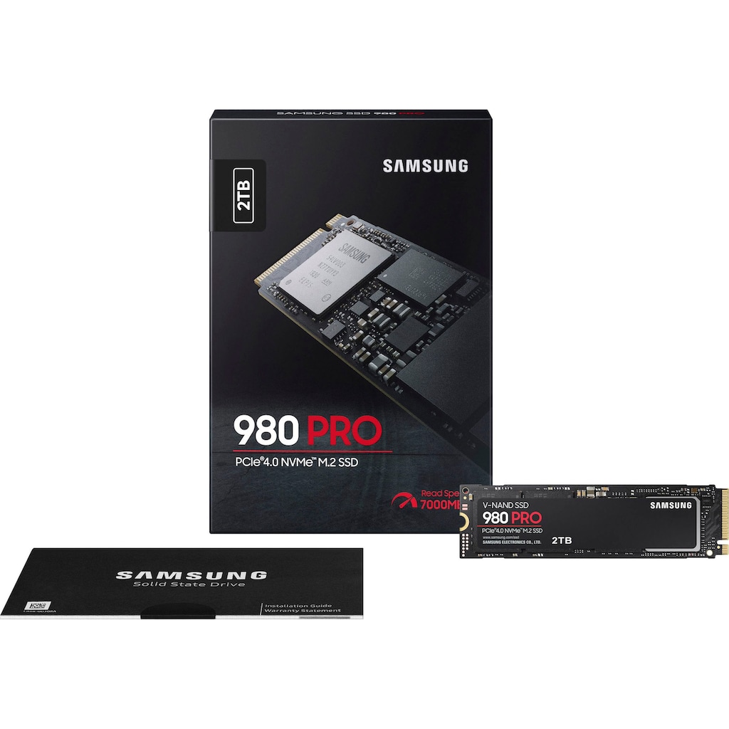 Samsung interne SSD »980 PRO 2TB SSD + PULSE 3D™ Wireless Headset«, Anschluss M.2 PCIe 4.0