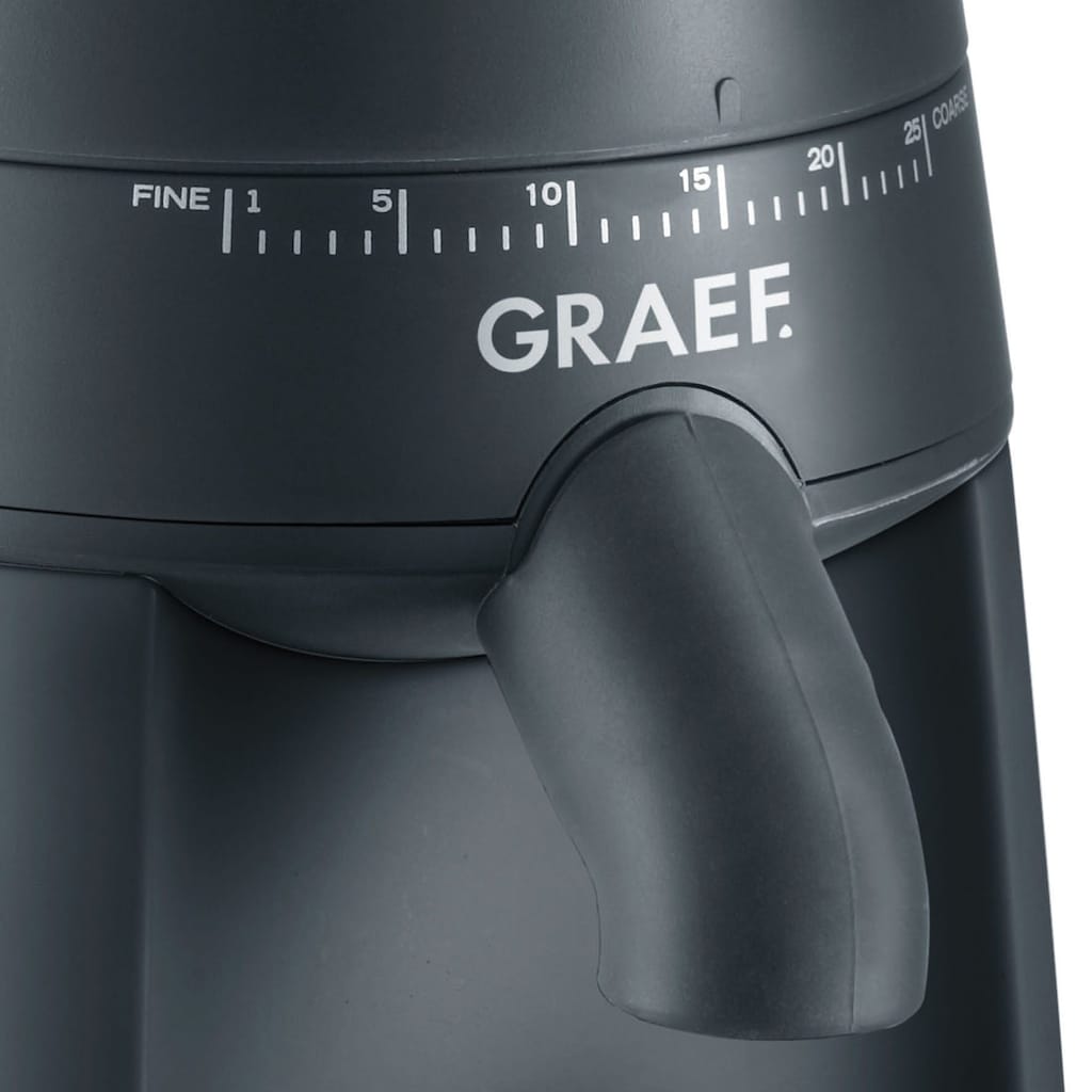 Graef Kaffeemühle »CM 702«, 128 W, Kegelmahlwerk, 250 g Bohnenbehälter