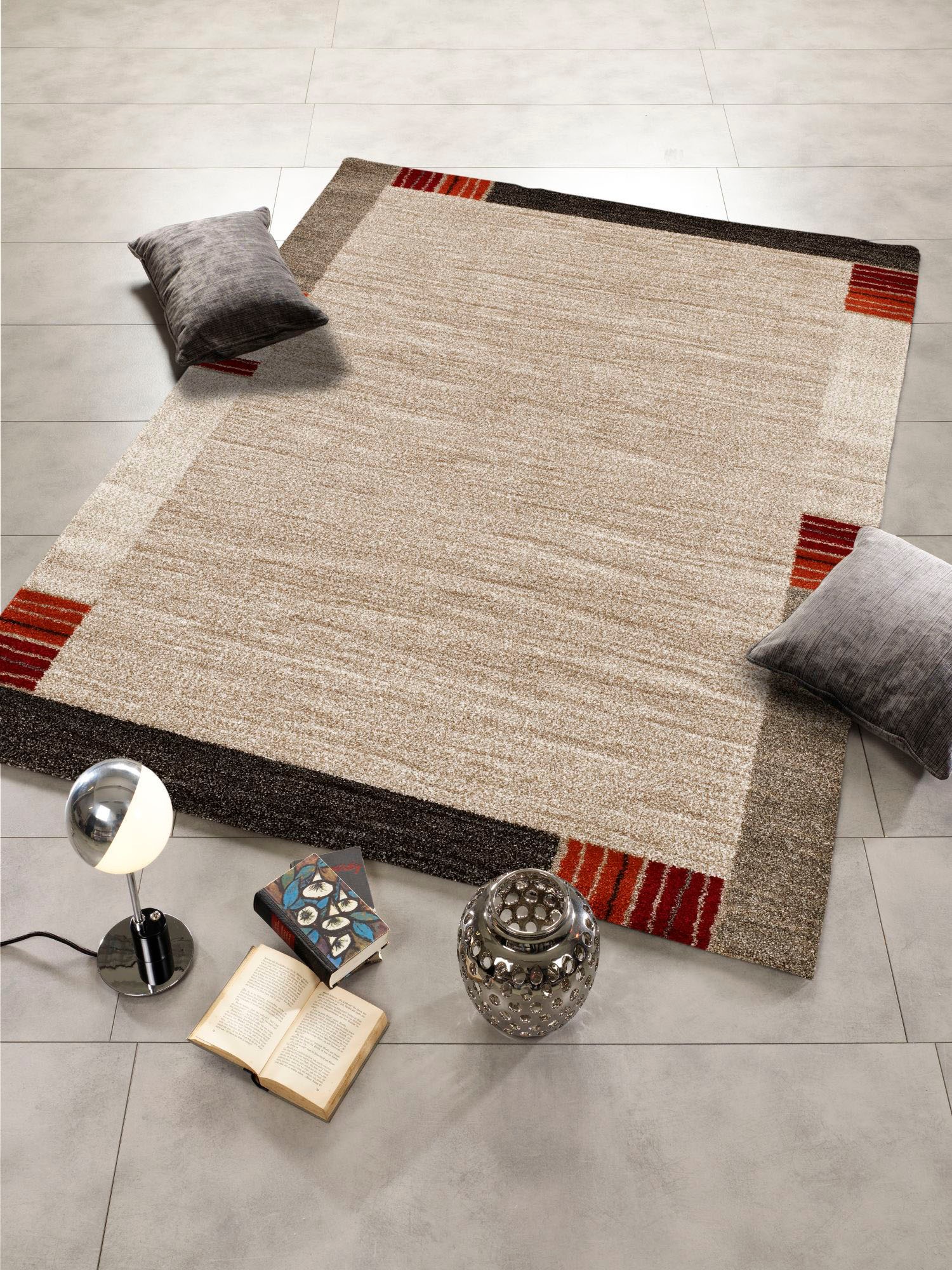 OCI DIE TEPPICHMARKE Teppich »CASTLE FLORA«, rechteckig, 20 mm Höhe, Wohnzi günstig online kaufen