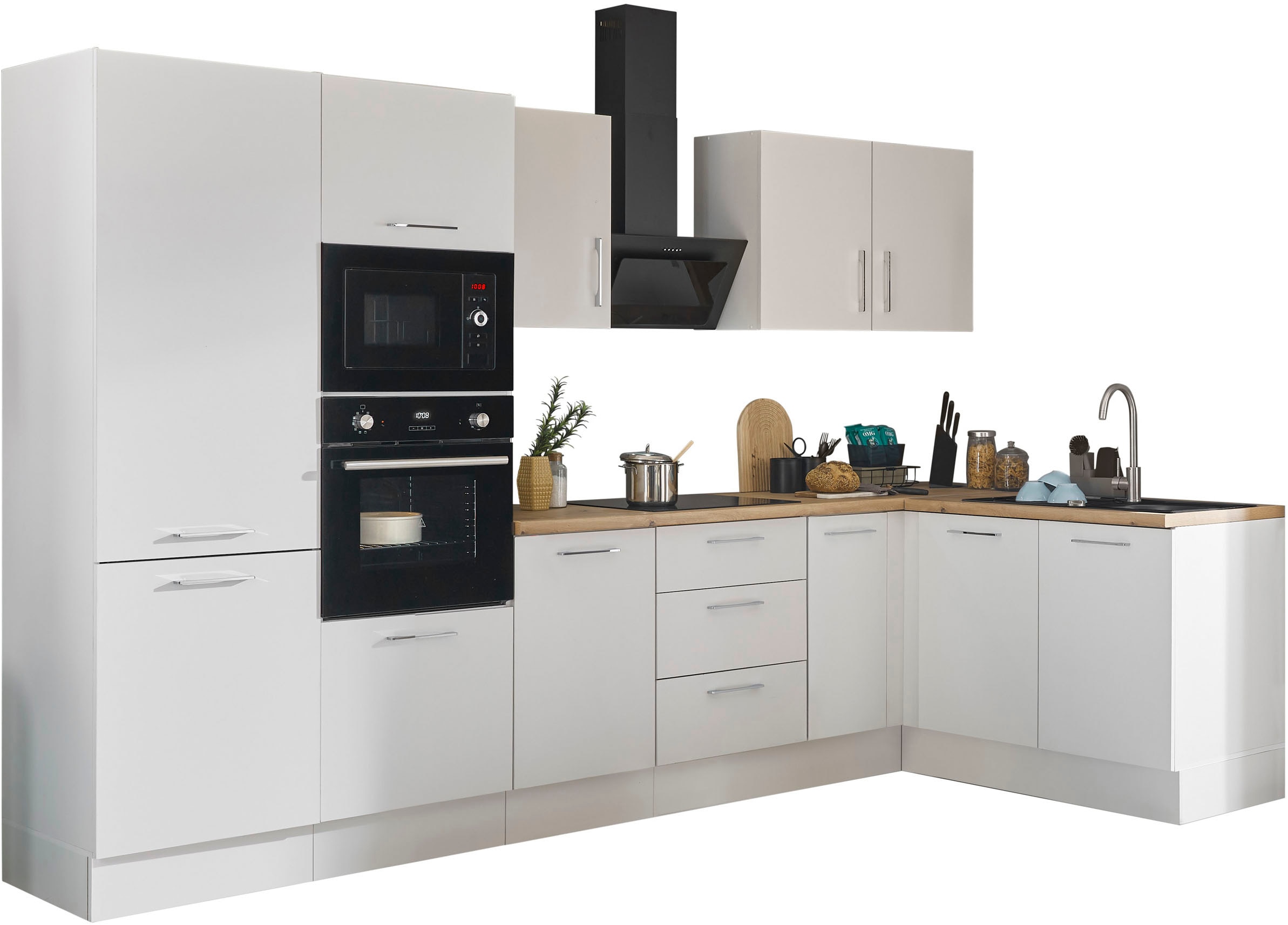 BASIC by Balculina Winkelküche »Turin« Stellbreite 330x175 cm, wahlweise mi günstig online kaufen