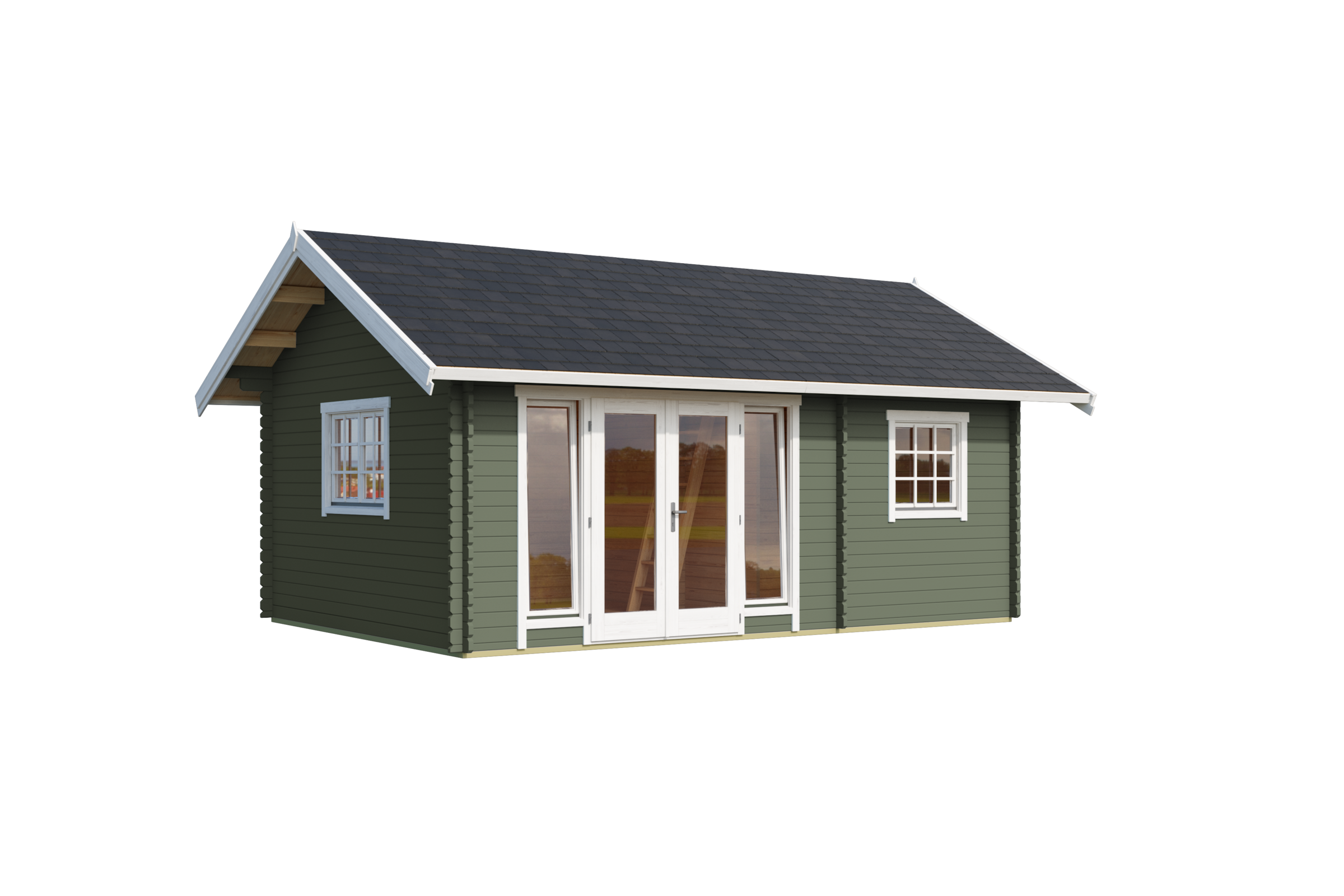 Nordic Holz Gartenhaus »CAROLINE 2.1«