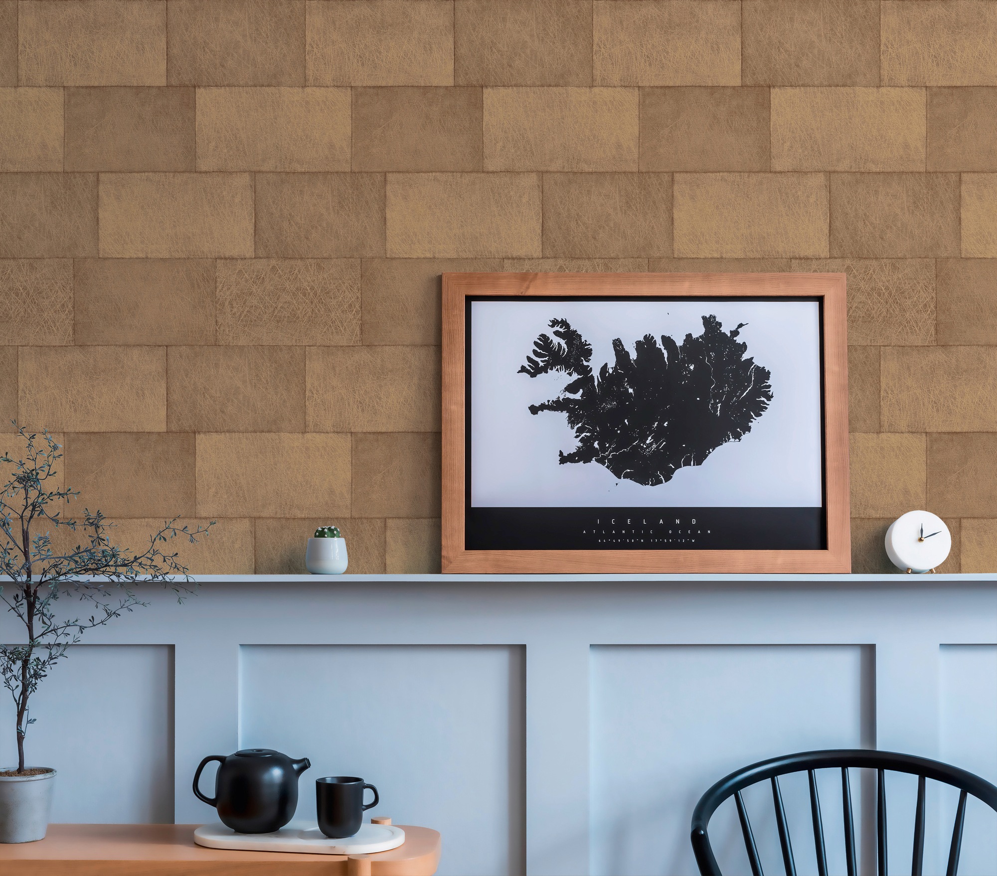 living walls Vliestapete »Titanium«, Steinoptik-gemustert-Motiv, Moderne Tapete Steinoptik Tapeten Wohnzimmer Schlafzimmer Küche Flur