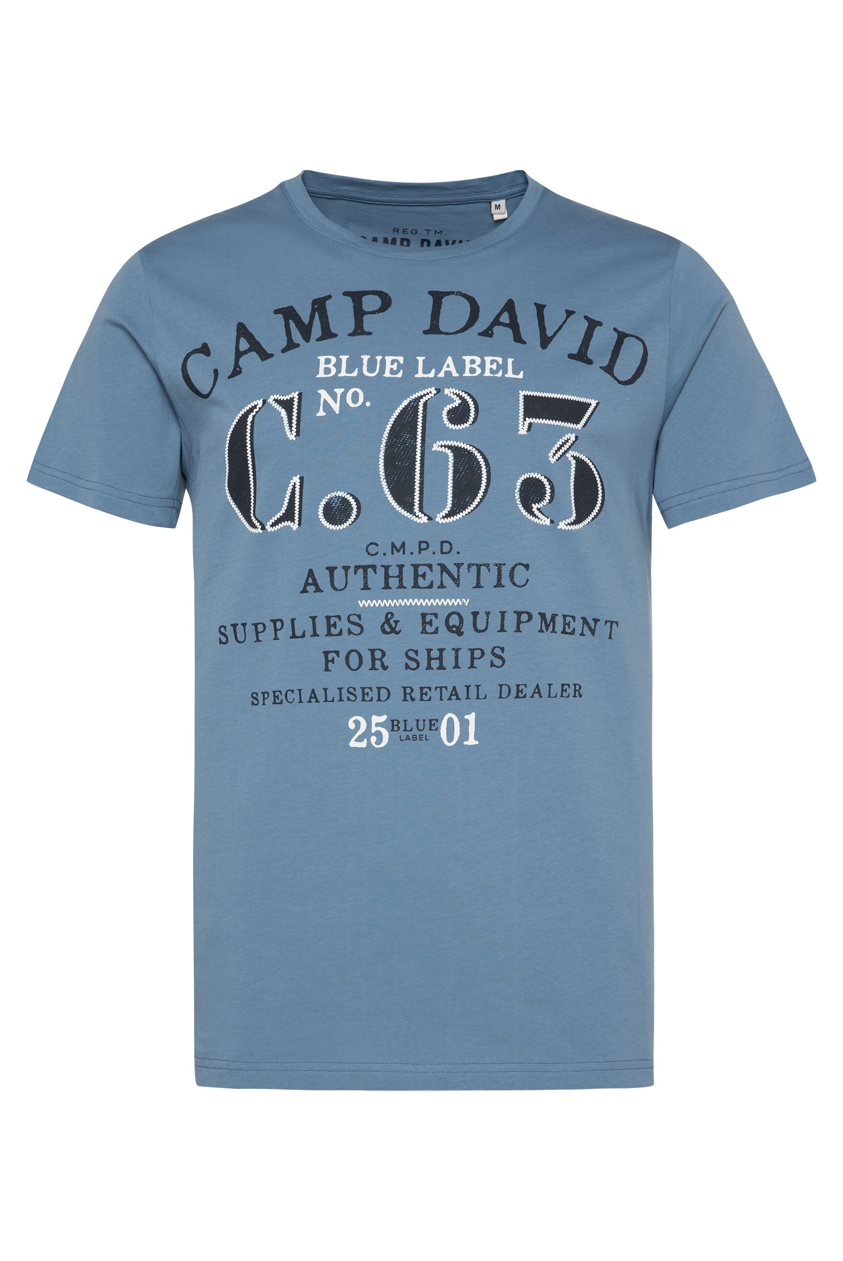 aus kaufen Rundhalsshirt, Baumwolle CAMP DAVID online