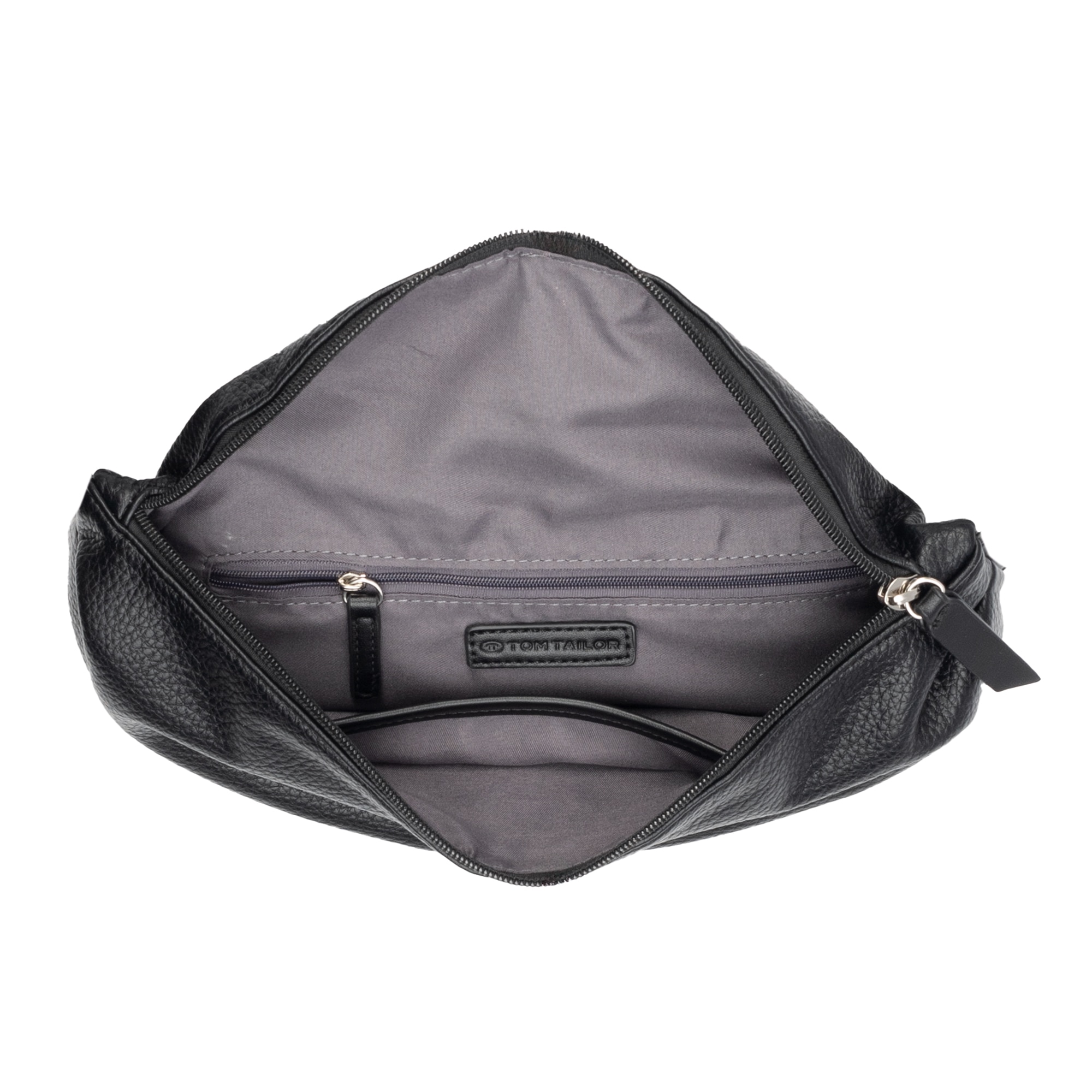 TOM TAILOR Bauchtasche »Liliana« mit eingelegten Falten, extra breiten Schulterriemen und feinem Logo