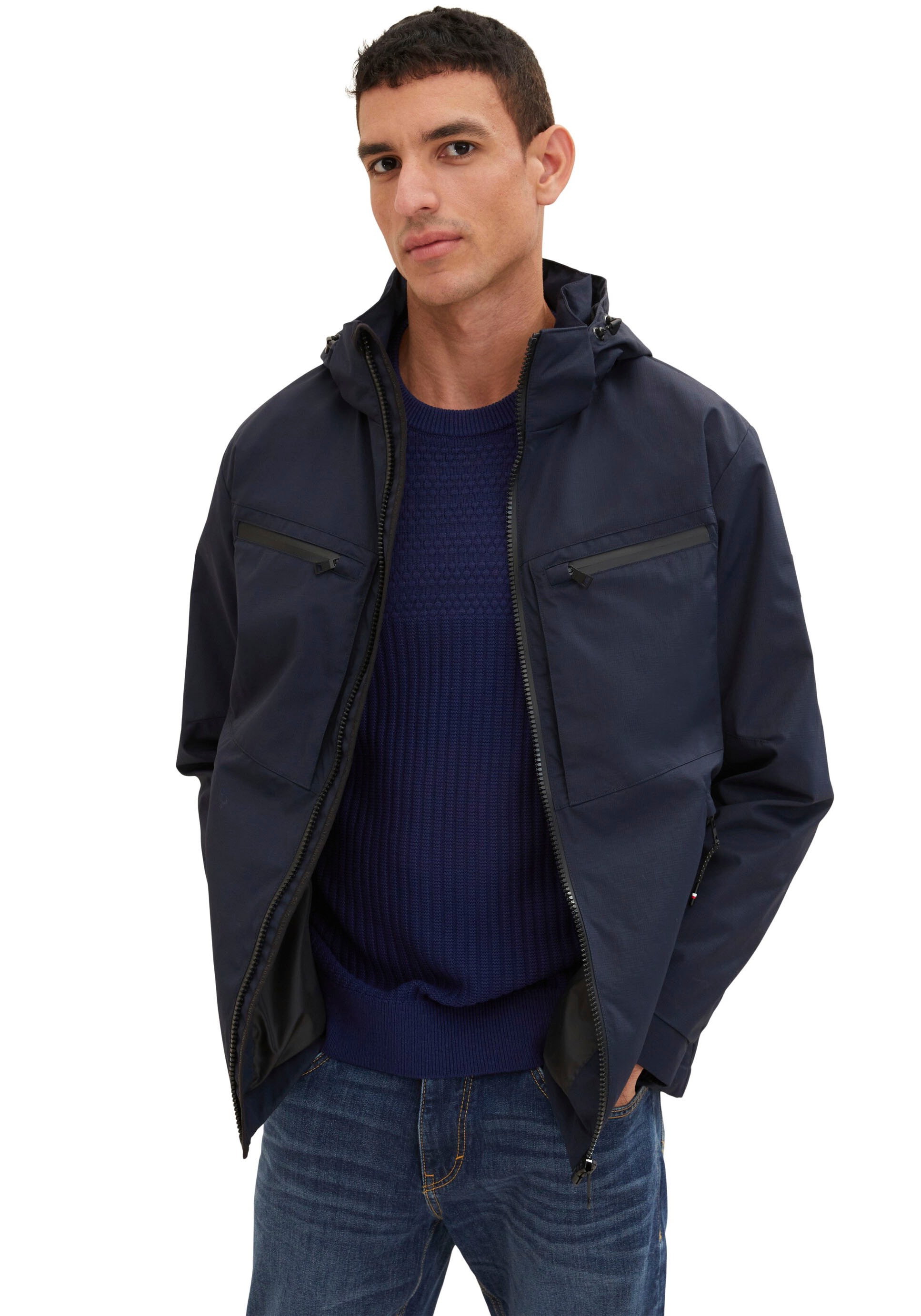 TOM TAILOR Outdoorjacke, mit Kapuze