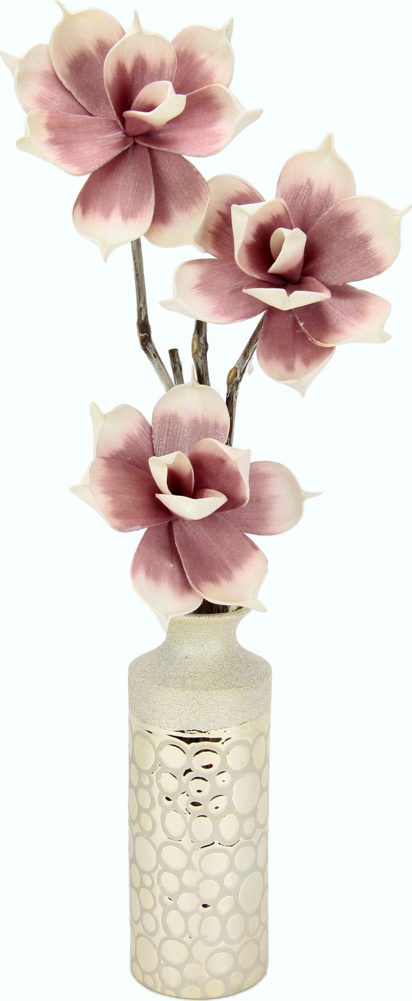I.GE.A. Kunstblume »Real-Touch-Tulpen«, (1 St.), Keramik auf Rechnung Vase bestellen aus