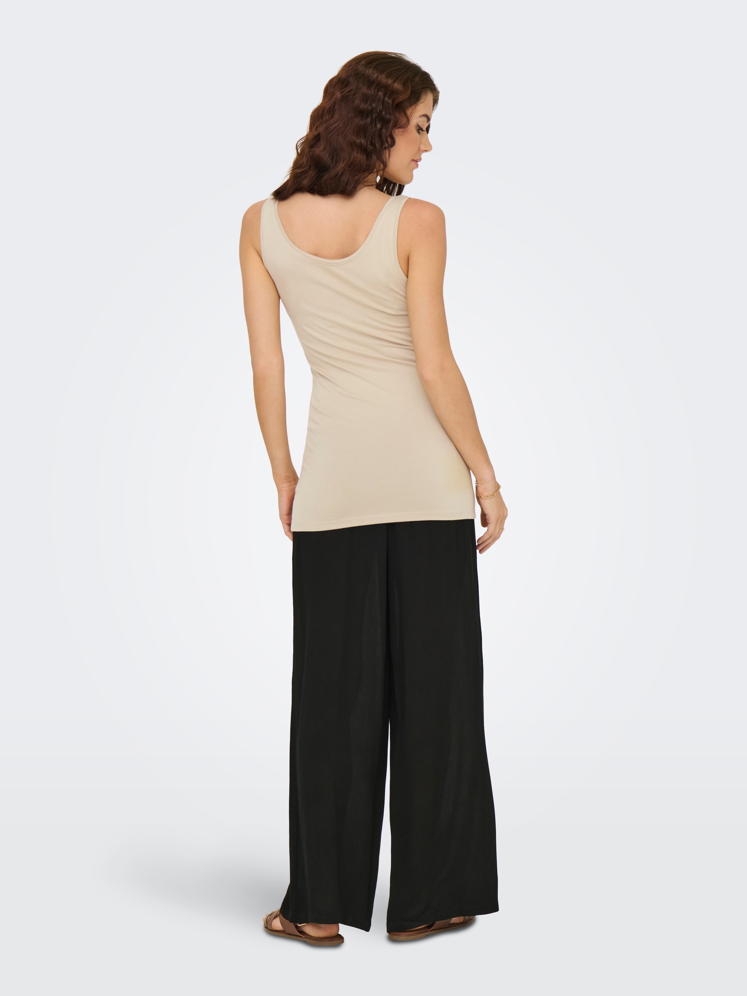 ONLY Tanktop »ONLLIVE LOVE NEW LONG TT 2PACK NOOS«, (Packung, 2 tlg., 2er-Pack)