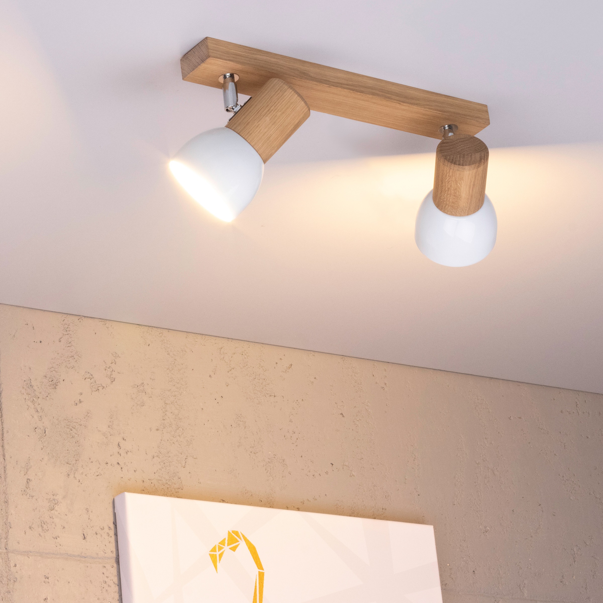 SPOT Light Deckenleuchte »SVENDA«, 2 flammig, Leuchtmittel E27   ohne Leuch günstig online kaufen