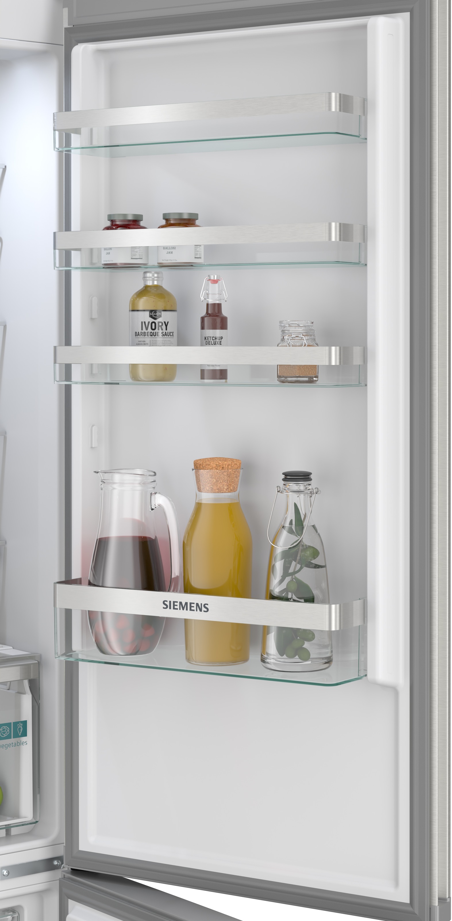 SIEMENS Kühl-/Gefrierkombination iQ300 »KG39NVIBG« 203 cm hoch 60 cm breit hyperFresh System für frisches Obst und Gemüse sowie Total noFrost