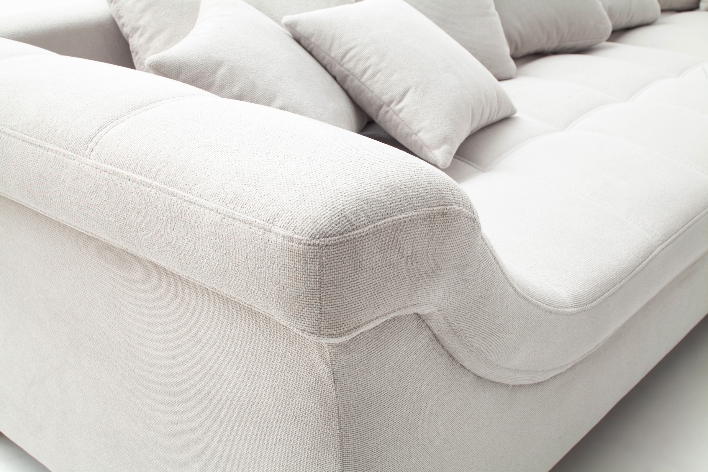 Mr. Couch Ecksofa »Bologna, L-Form, mit Kaltschaum«, bis 140 kg pro Sitzplatz belastbar