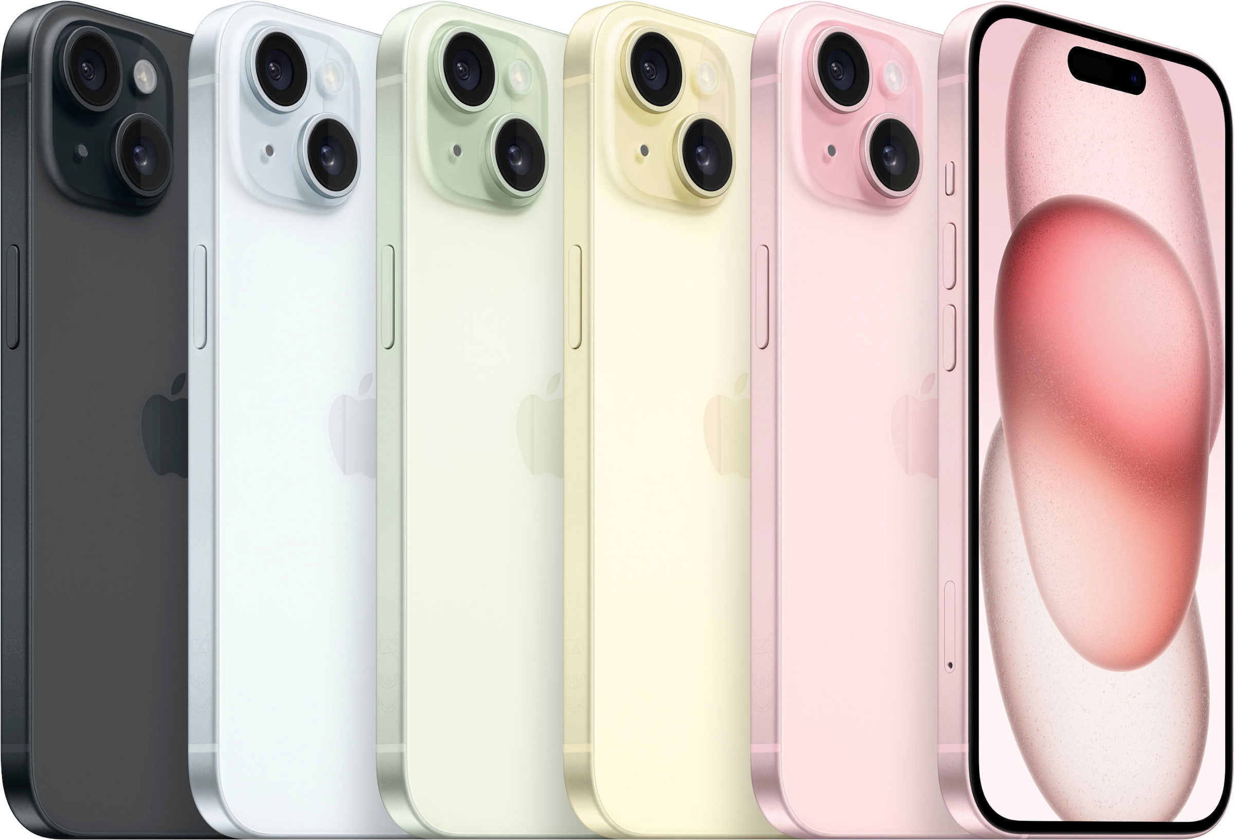 Apple Smartphone »iPhone 15 128GB«, gelb, 15,5 cm/6,1 Zoll, 128 GB Speicherplatz, 48 MP Kamera