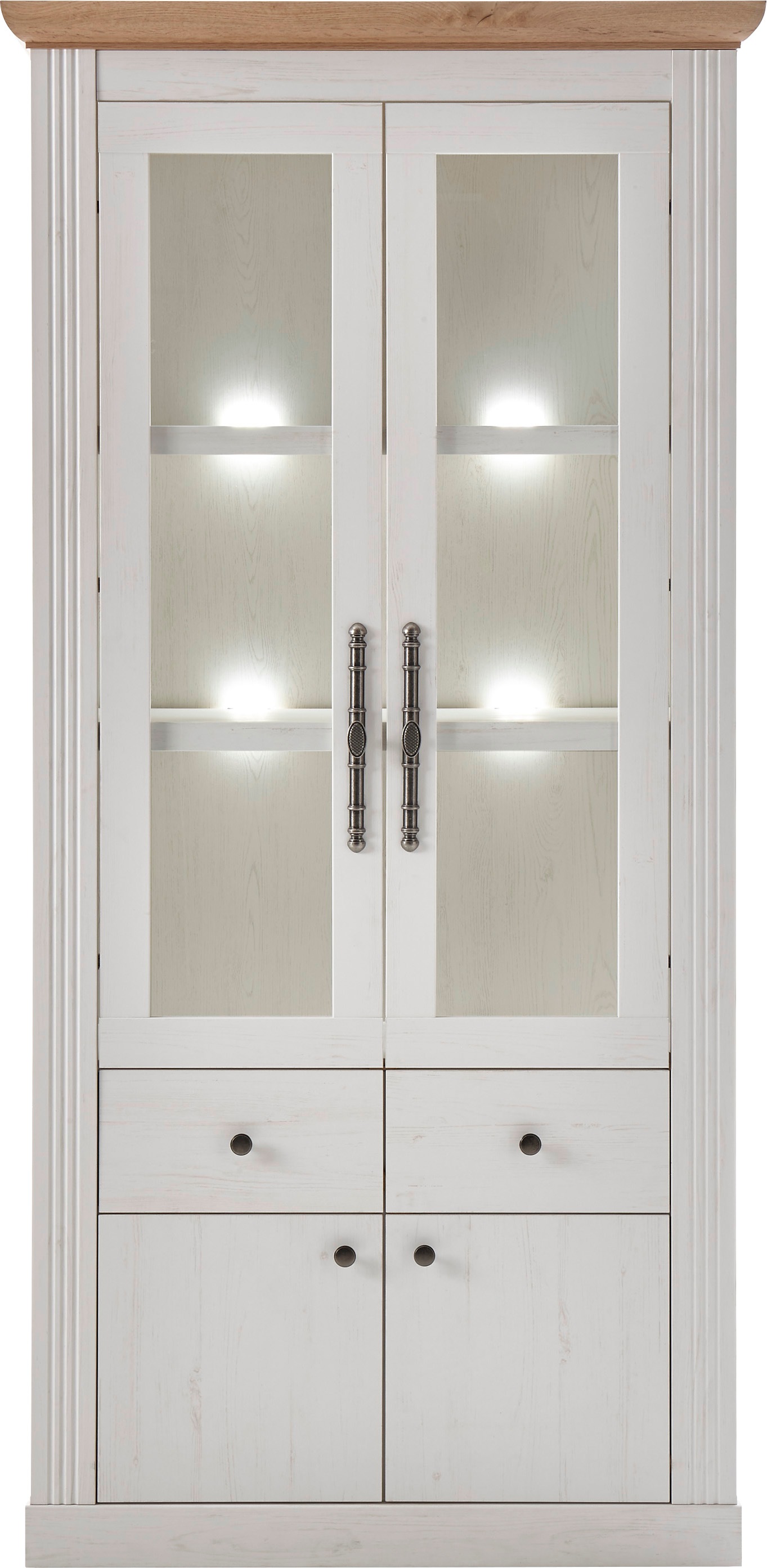 Home affaire Vitrine "Westminster BESTSELLER" Höhe ca. 202cm, im romantisch günstig online kaufen