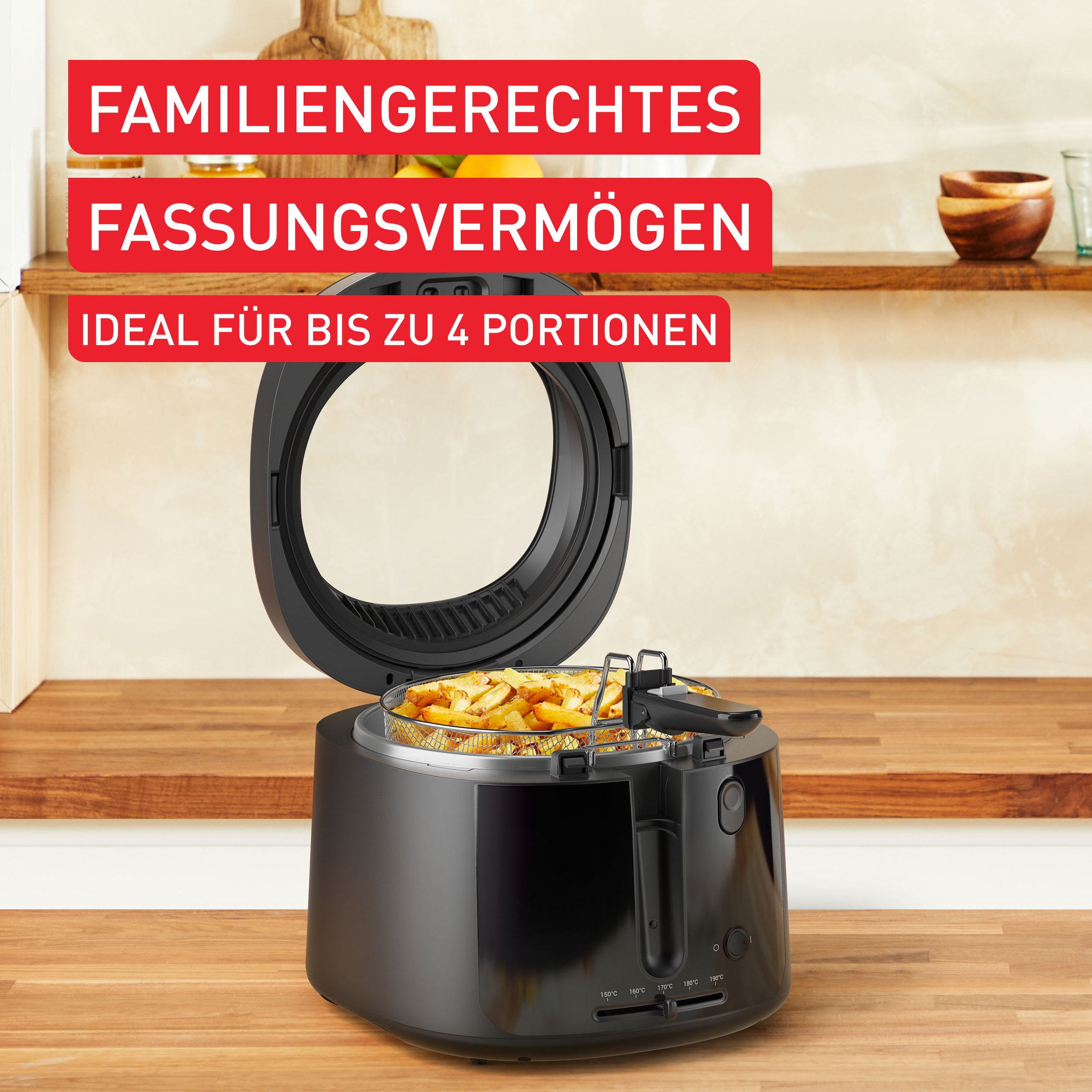 Tefal Fritteuse »Vision« 1900 W Fassungsvermögen 2,1 l
