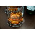 Contento Whiskyglas, (Set, 4 tlg., 2 Whiskygläser und 2 Untersetzer), Löwe, 400 ml, 2 Gläser, 2 Untersetzer