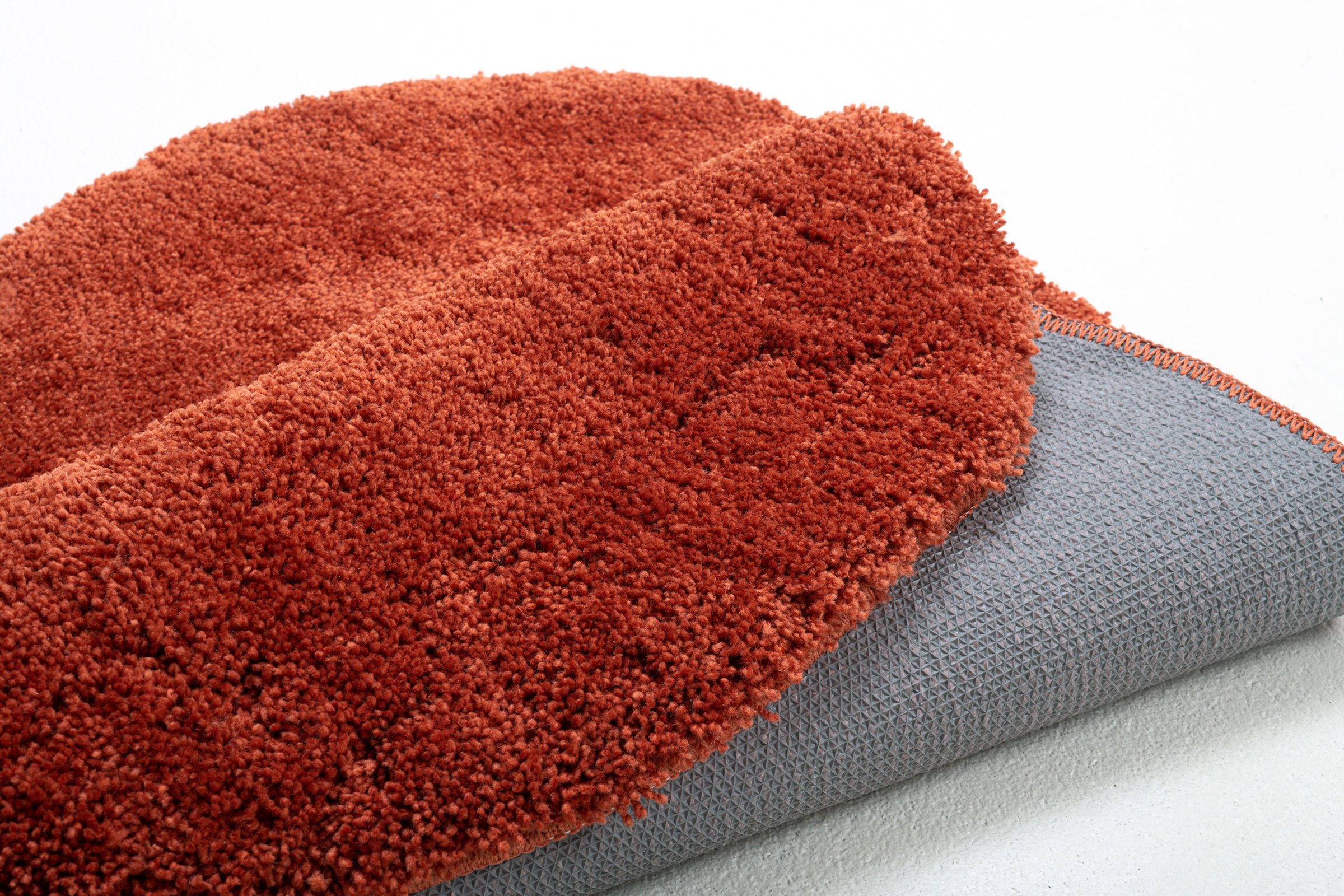 TOM TAILOR HOME Badematte »Cozy Bath UNI«, rutschhemmend beschichtet, fußbodenheizungsgeeignet, Badteppich, Uni Farben, rechteckig, rund und oval erhältlich