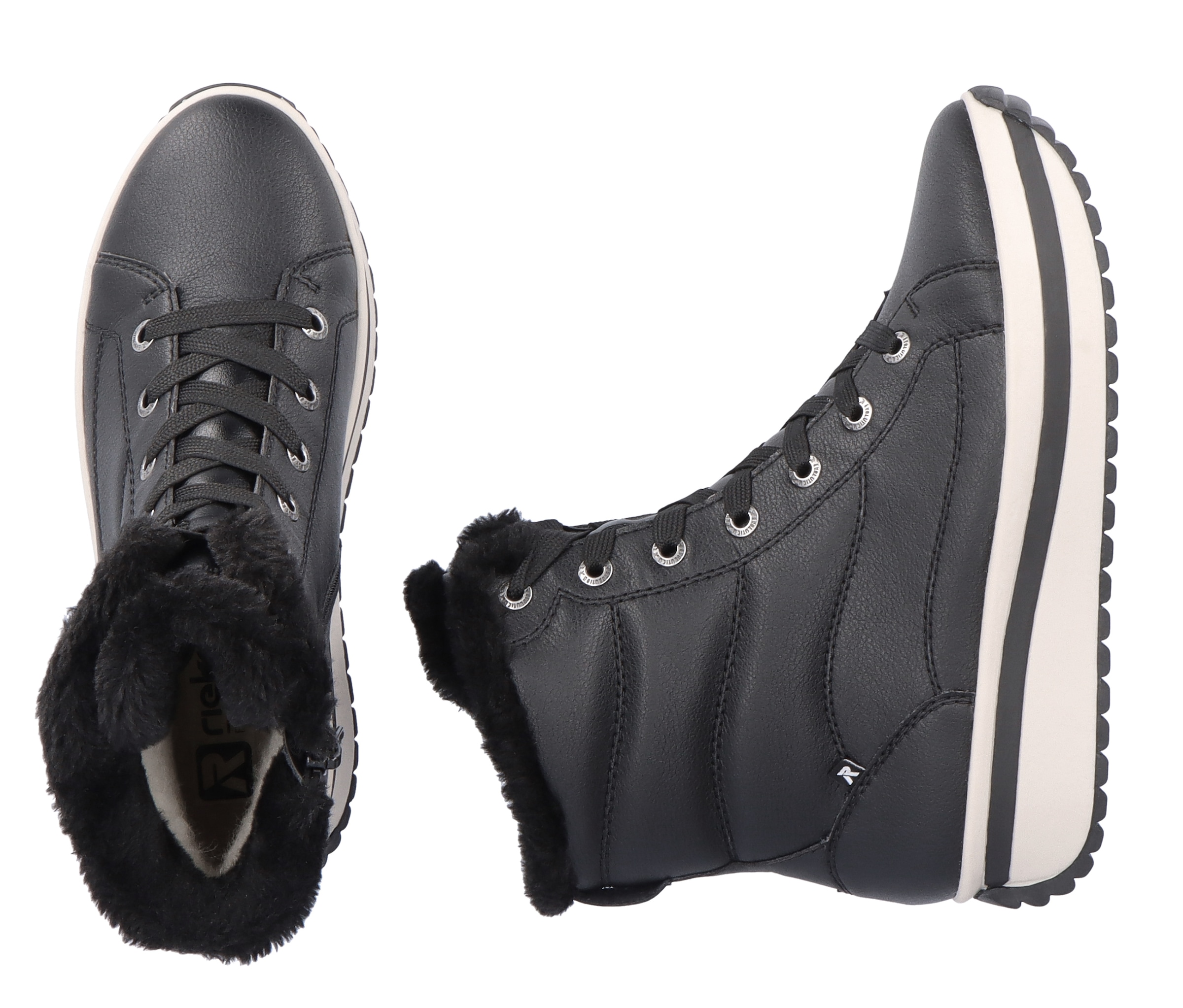 Rieker EVOLUTION Winterboots, Schnürboots, Stiefelette mit praktischem Innenreißverschluss