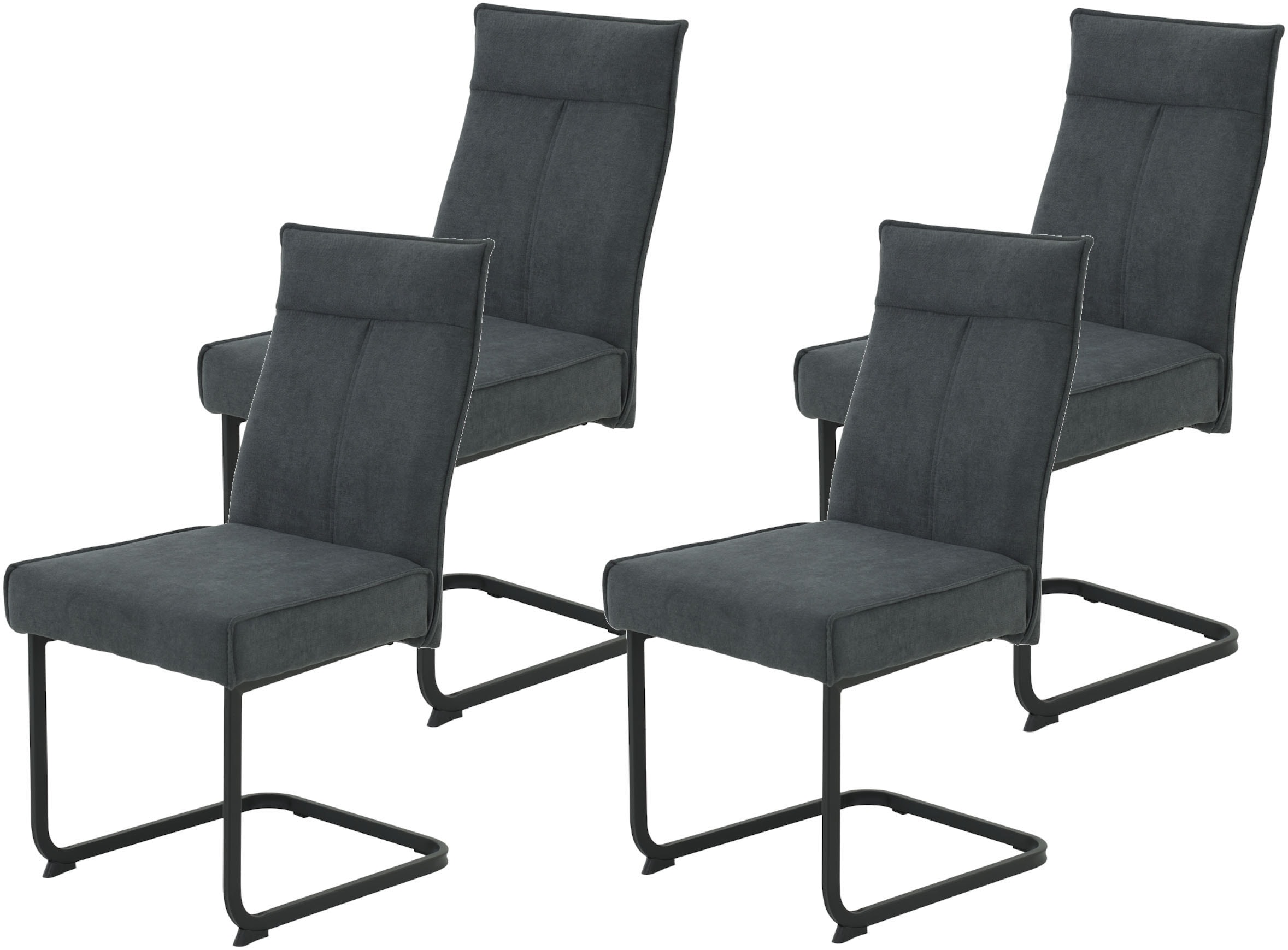 HELA Freischwinger »KAREN Esszimmerstuhl« (Set) 4 Stk. XL-Breite, Komfortsi günstig online kaufen