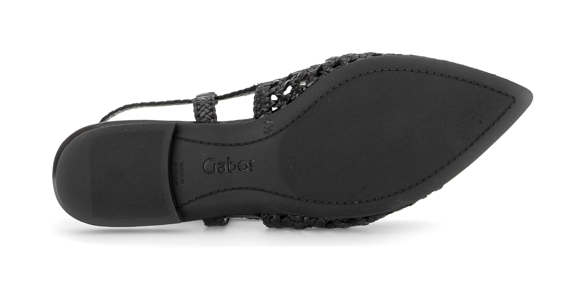 Gabor Slingpumps  , Blockabsatz, Sommerschuh in modischer Flechtoptik