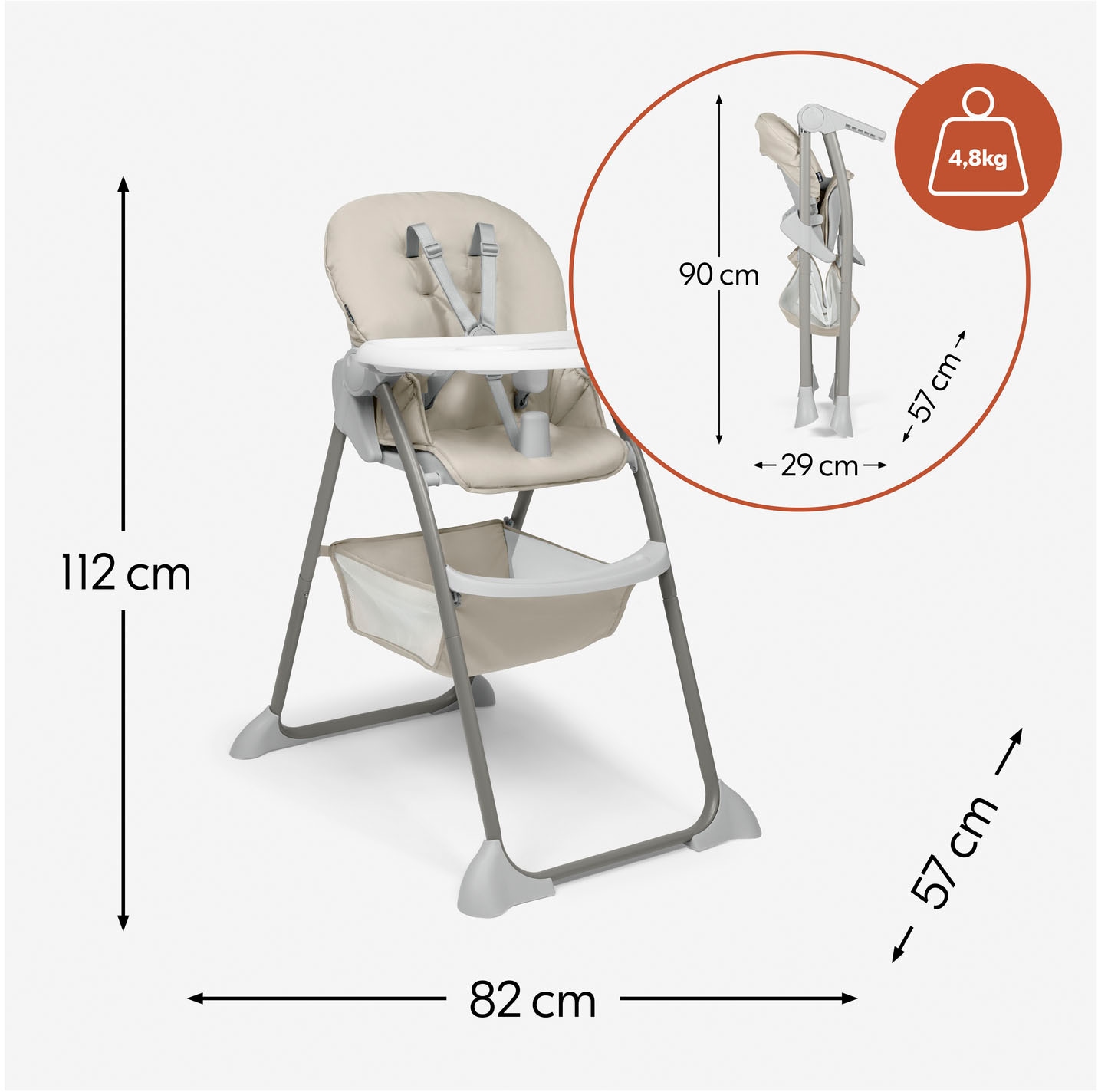 Hauck Hochstuhl »Sit N Fol« ()