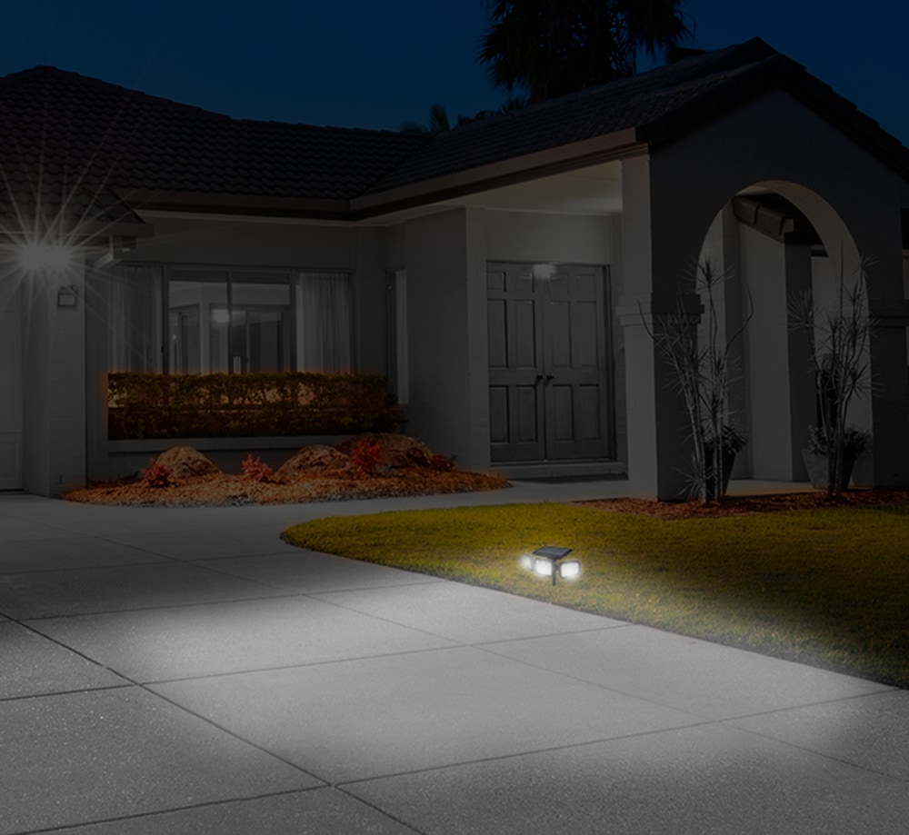 MediaShop LED Solarleuchte »Panta TrioSolar« Dreifach Solar-Power für mehr Sicherheit