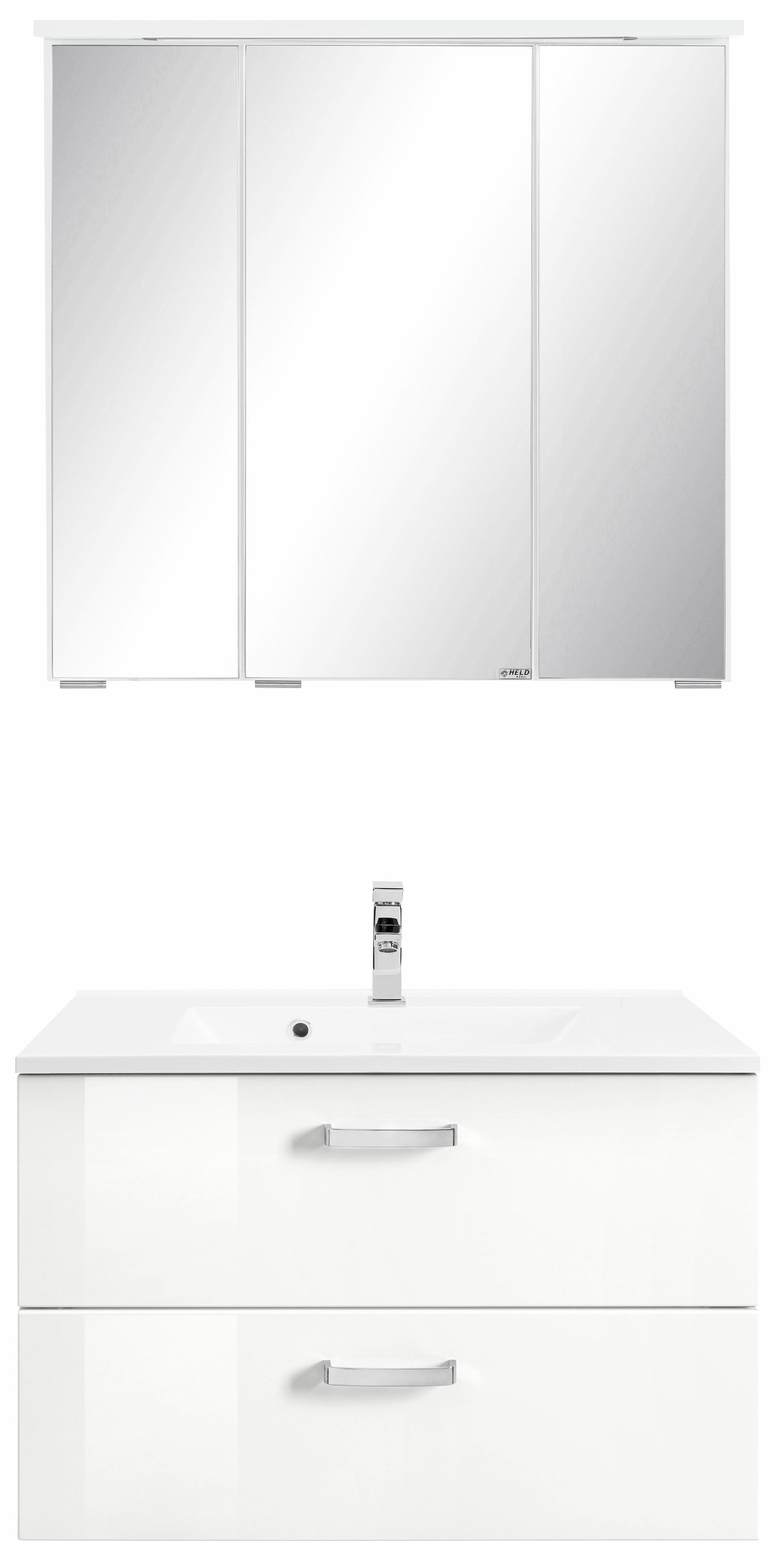 welltime Badmöbel-Set »Ravenna« 2 Stk. tlg. mit Soft-Close Funktion günstig online kaufen