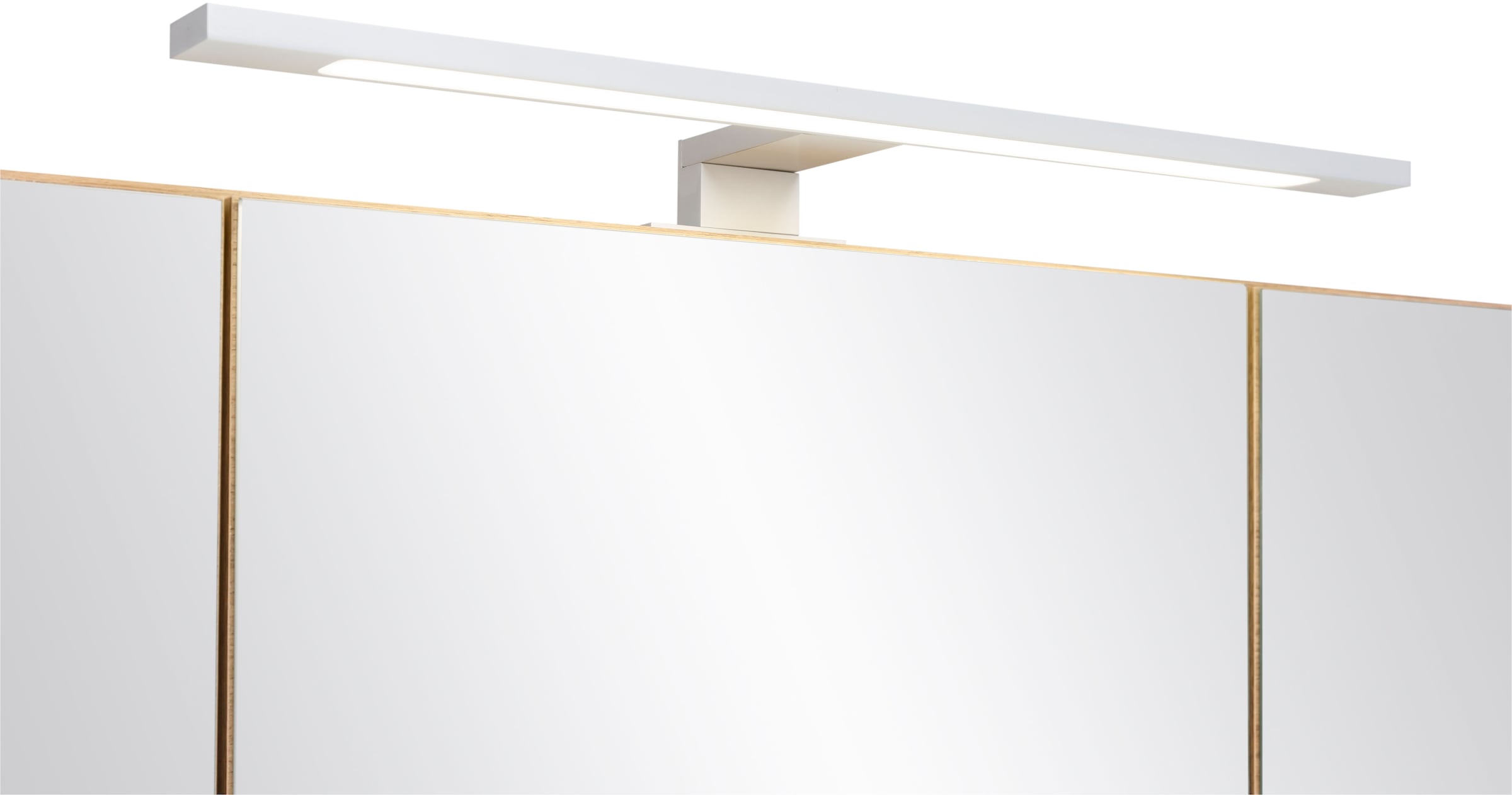 welltime Badmöbel-Set »Set 90 cm breit, Badmöbel mit LED-Beleuchtung«, Held Möbel, 3tlg. Unterbecken-Set, Eixo