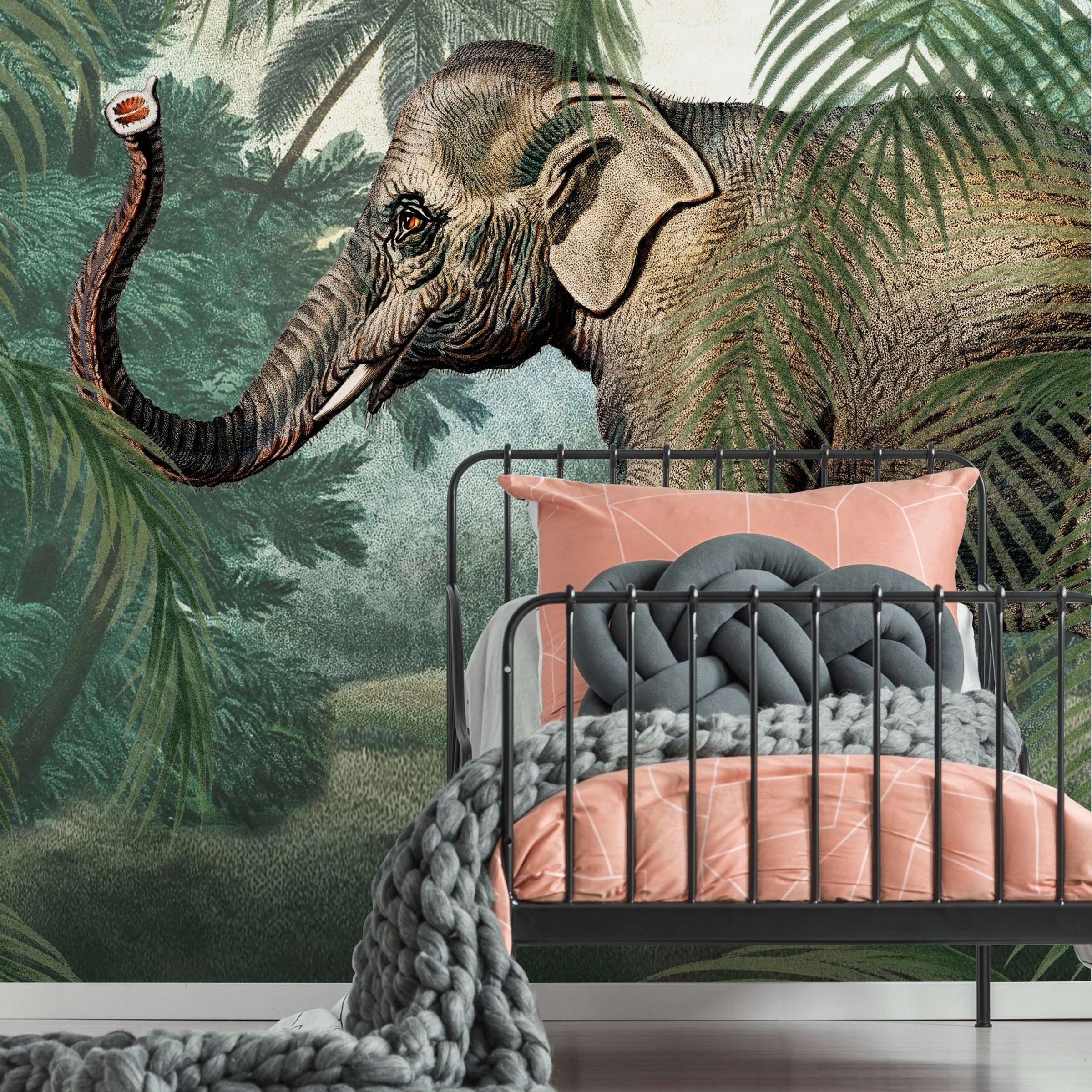 Art for the home Fototapete »Elefant«, animal print, 280x200cm günstig online kaufen