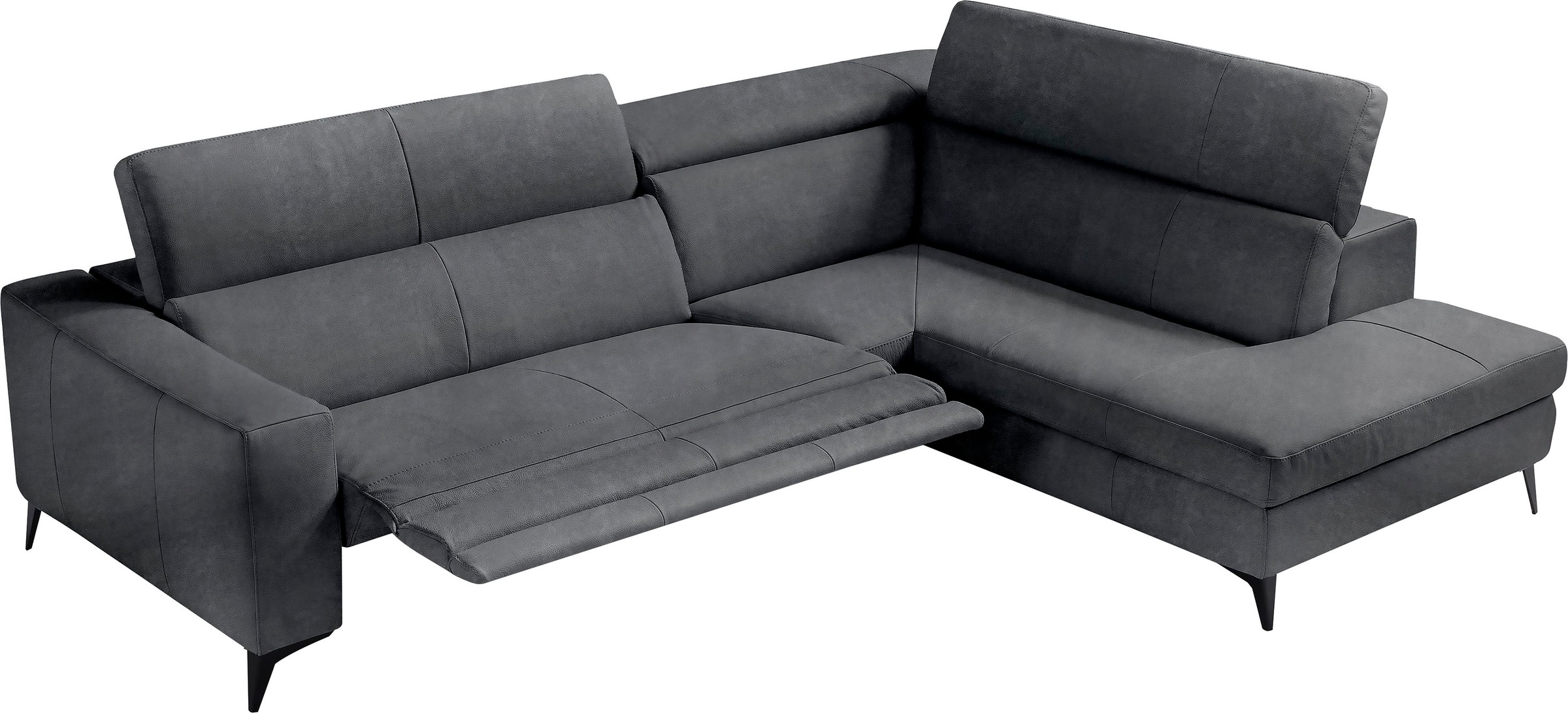 Egoitaliano Ecksofa »Edith, Designsofa mit hohem Sitzkomfort, L-Form«, inkl günstig online kaufen