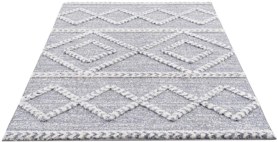 Carpet City Hochflor-Teppich »Focus 3022«, rechteckig, 20 mm Höhe, Boho-Tep günstig online kaufen