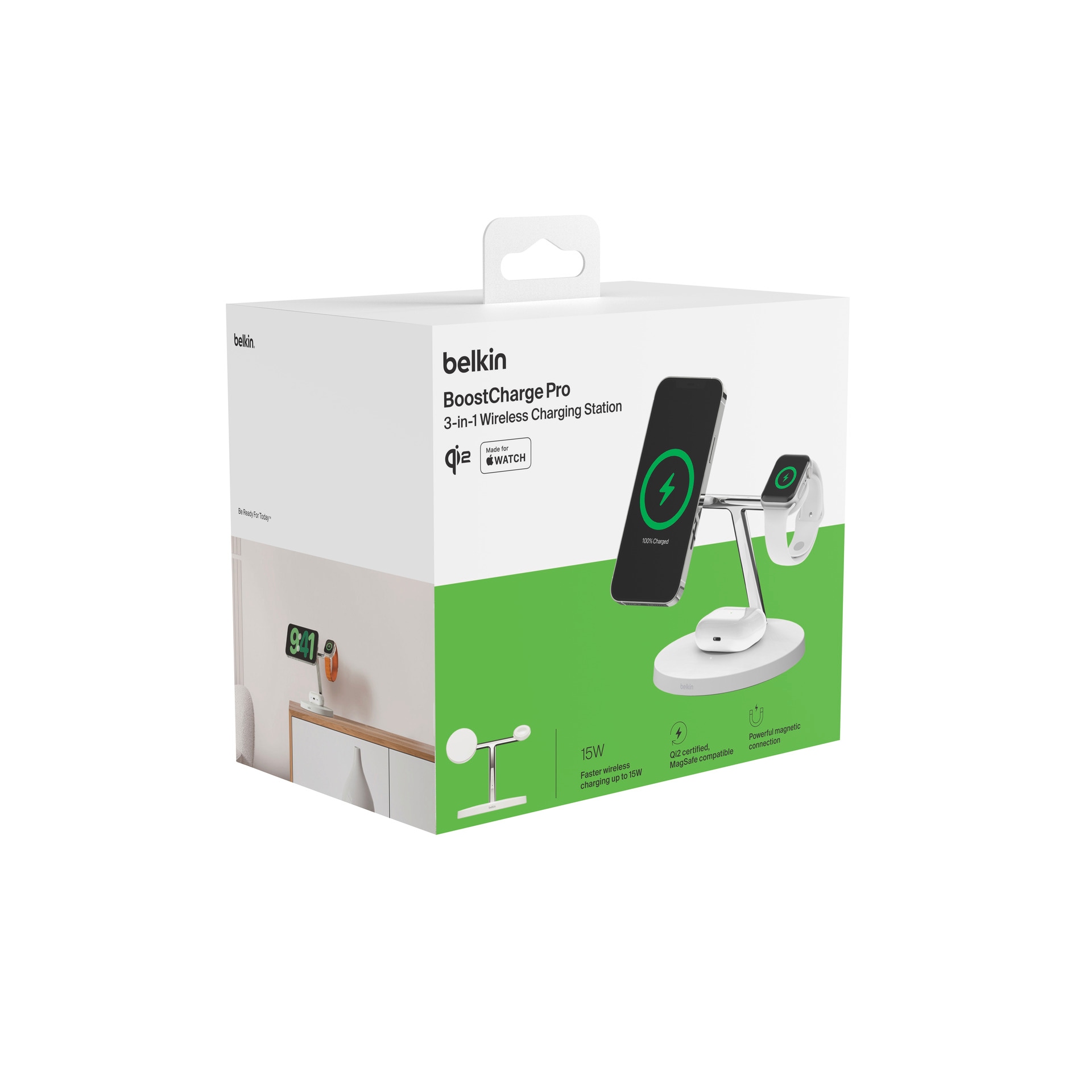 Belkin Wireless Charger »BoostCharge Pro Kabellose 3-in-1-Ladestation«