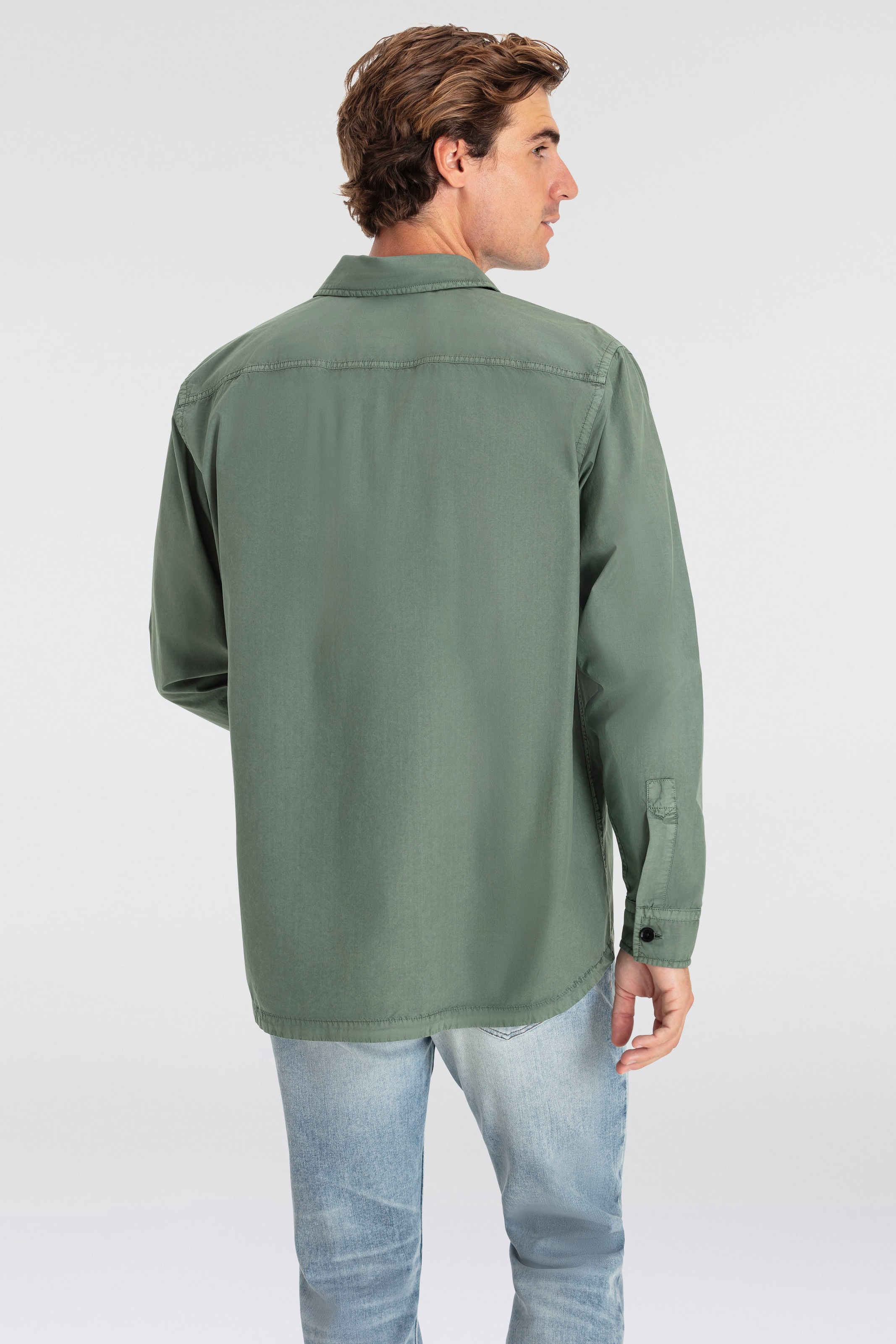 BOSS ORANGE Hemdjacke »Locky_2_M«, mit Brusttaschen