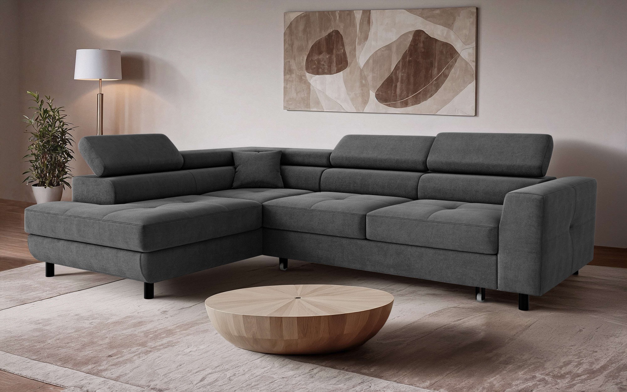 OTTO home Ecksofa »AADEN Schlafsofa 254 cm - OTTO. Verlässliche Qualität.« günstig online kaufen