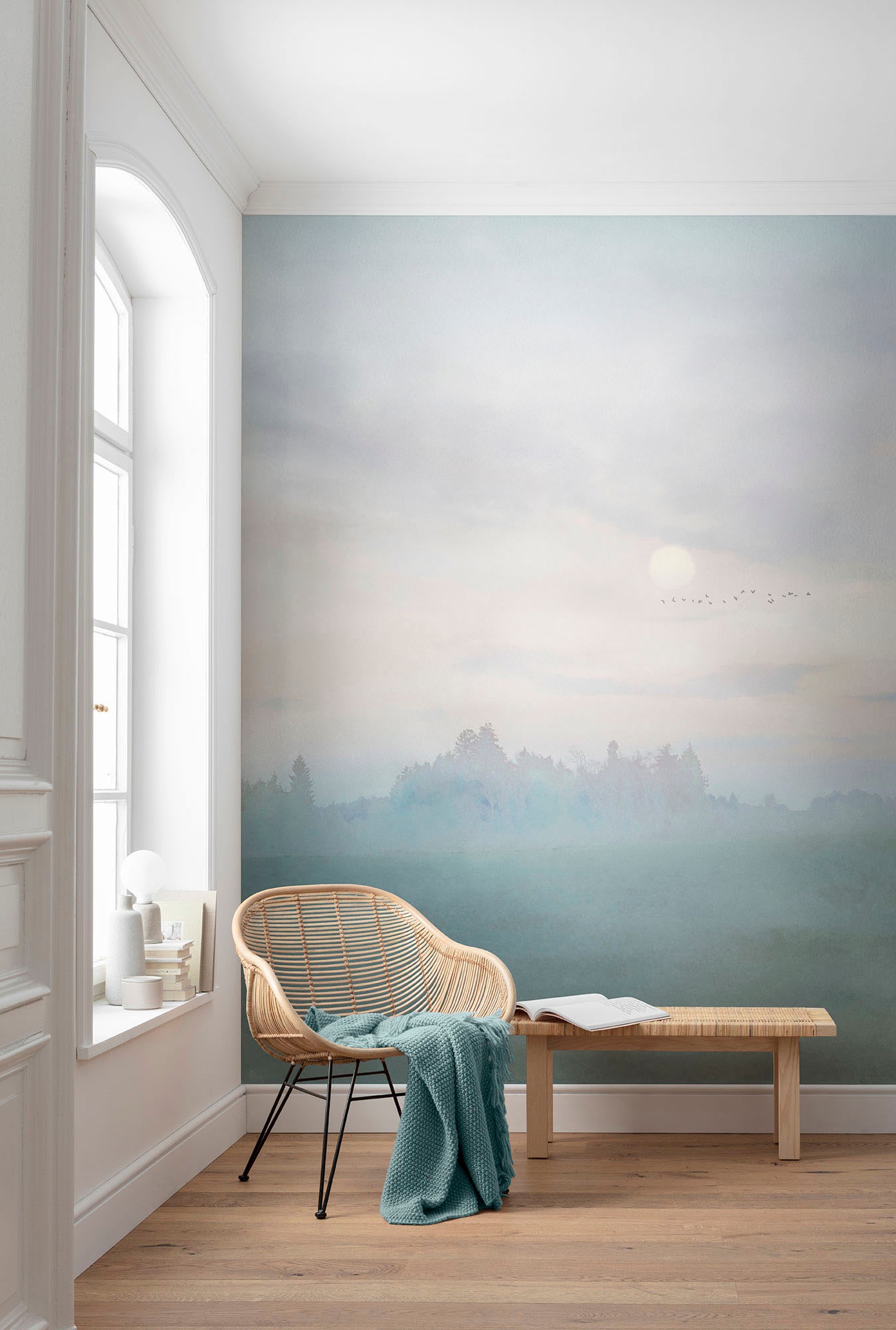 Komar Vliestapete »Hazy Hush«, 200x250 cm (Breite x Höhe), Vliestapete, 100 günstig online kaufen