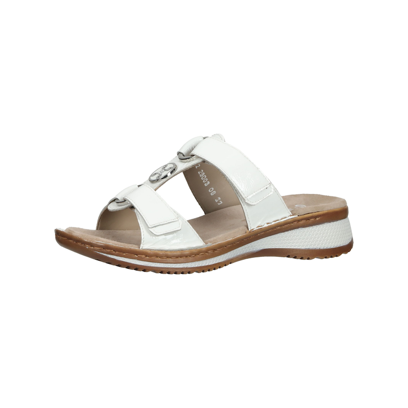 ARA Pantolette »Pantoletten Glattleder« Weiß 38 38 Verschluss: Klettverschluss