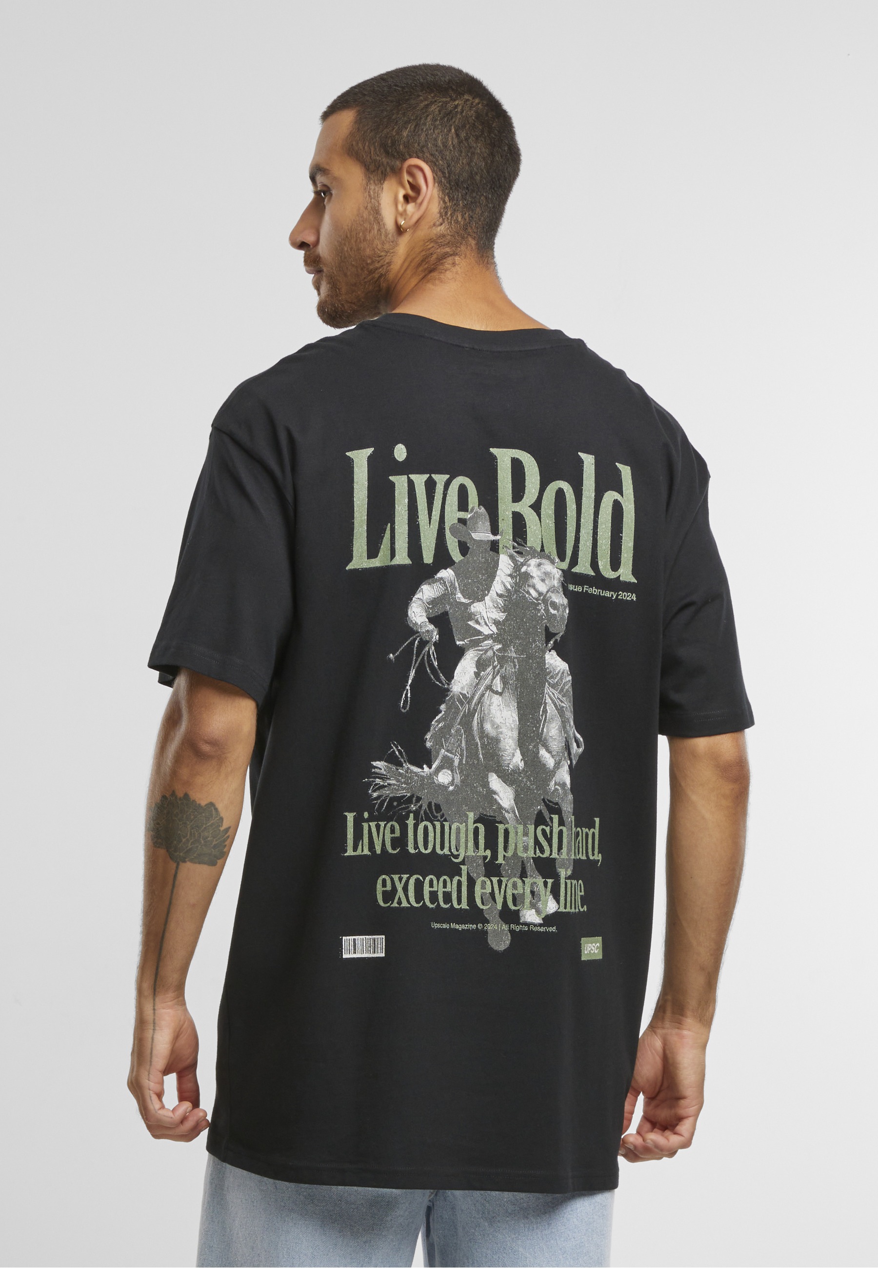 Upscale by Mister Tee T-Shirt »Upscale by Mister Tee Live Bold Oversize Tee« 1 Stk.