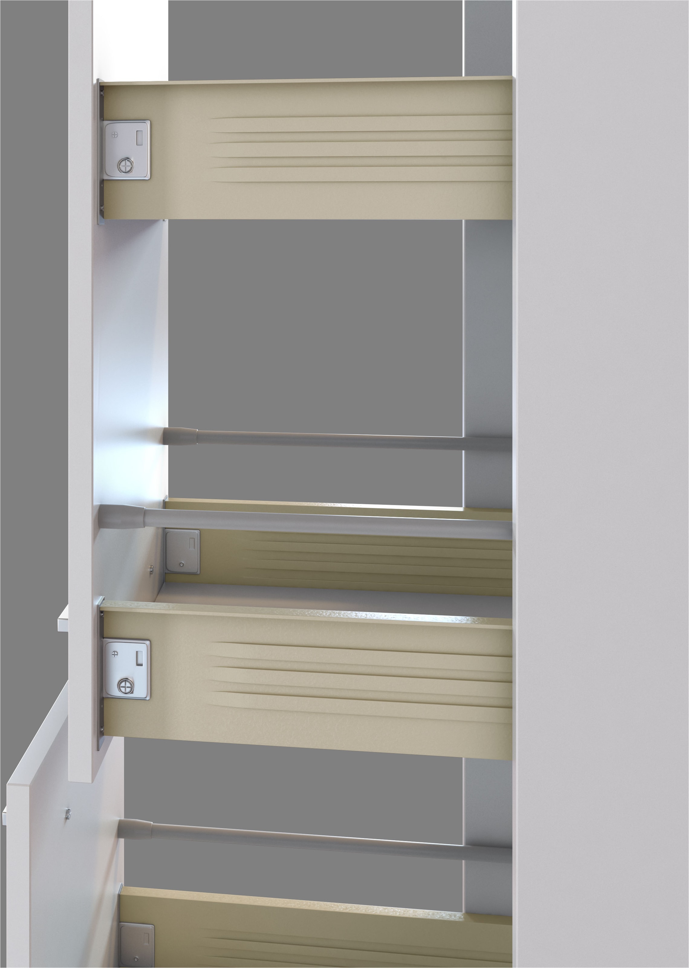 Flex-Well Mehrzweckschrank-Set »L-240-1902-000-Lucca«, (Komplett-Set), Gesamtbreite 240 cm, inkl. Einbauspüle